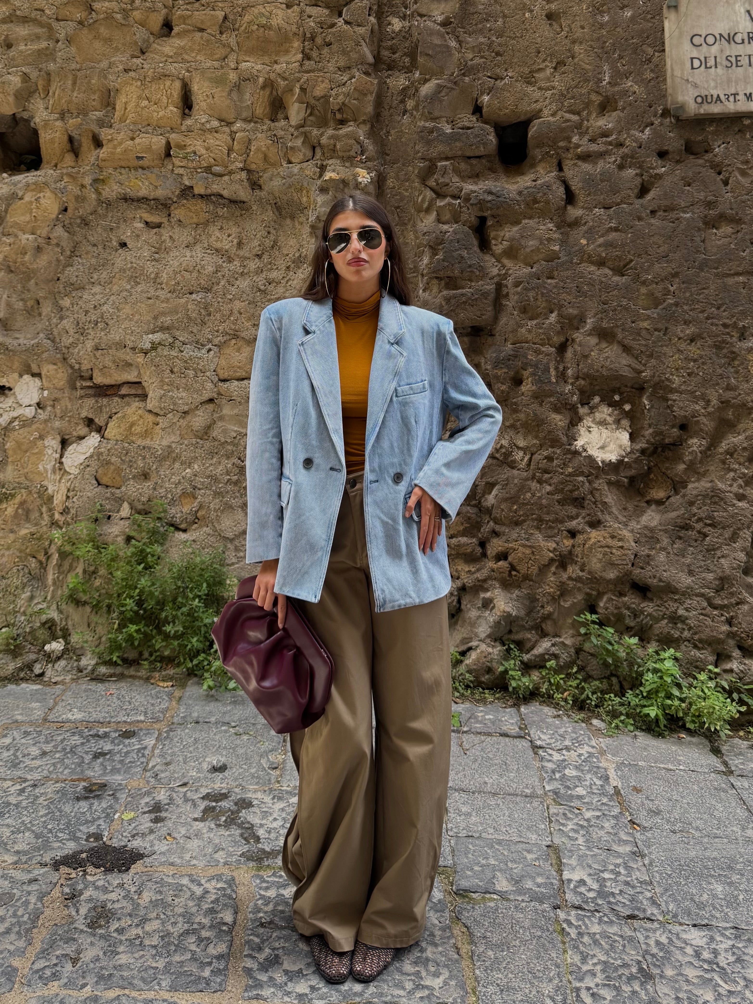 Blazer in jeans by lumina