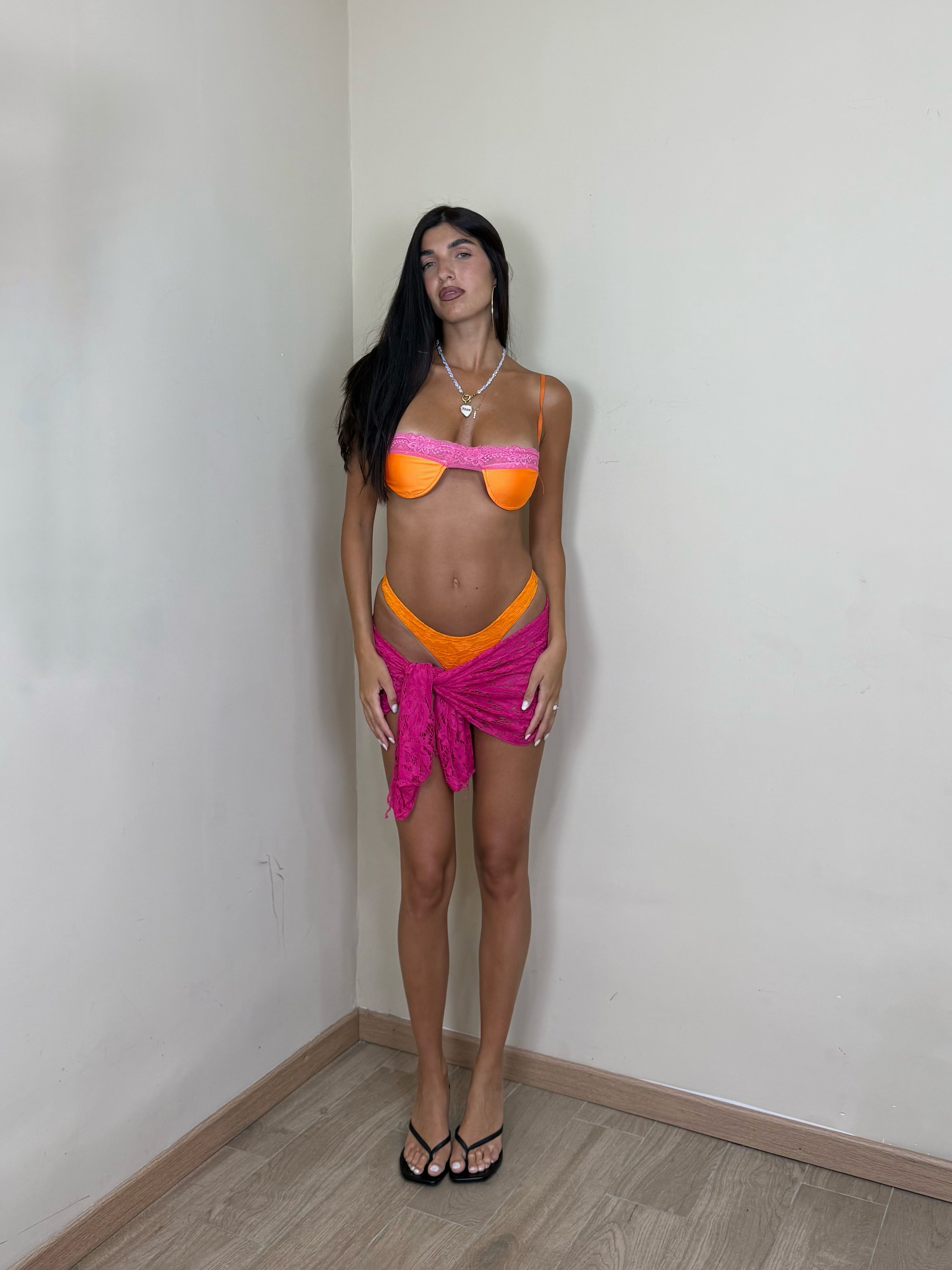 Bikini + pareo pizzo