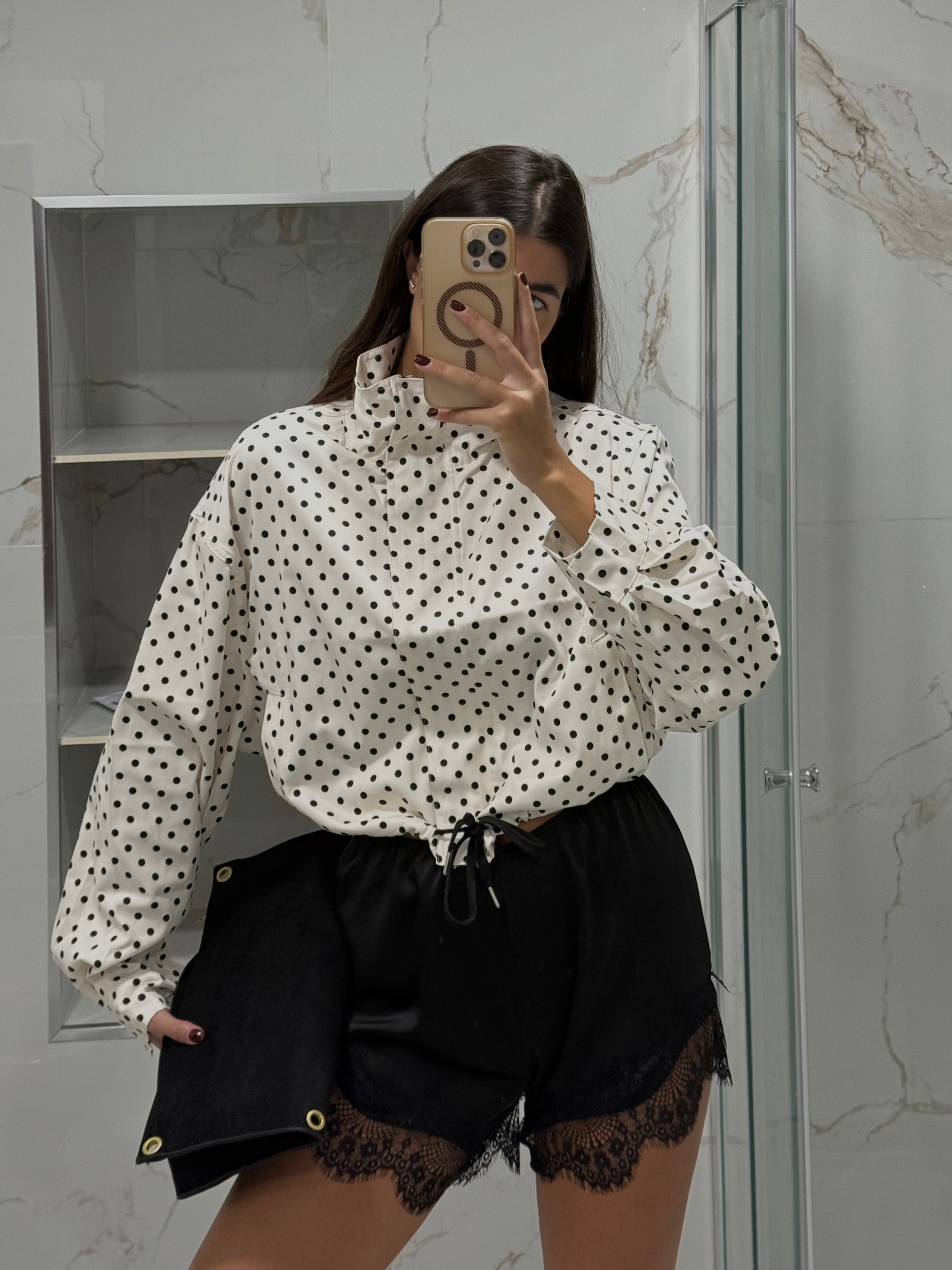 Pantaloncino pizzo nero