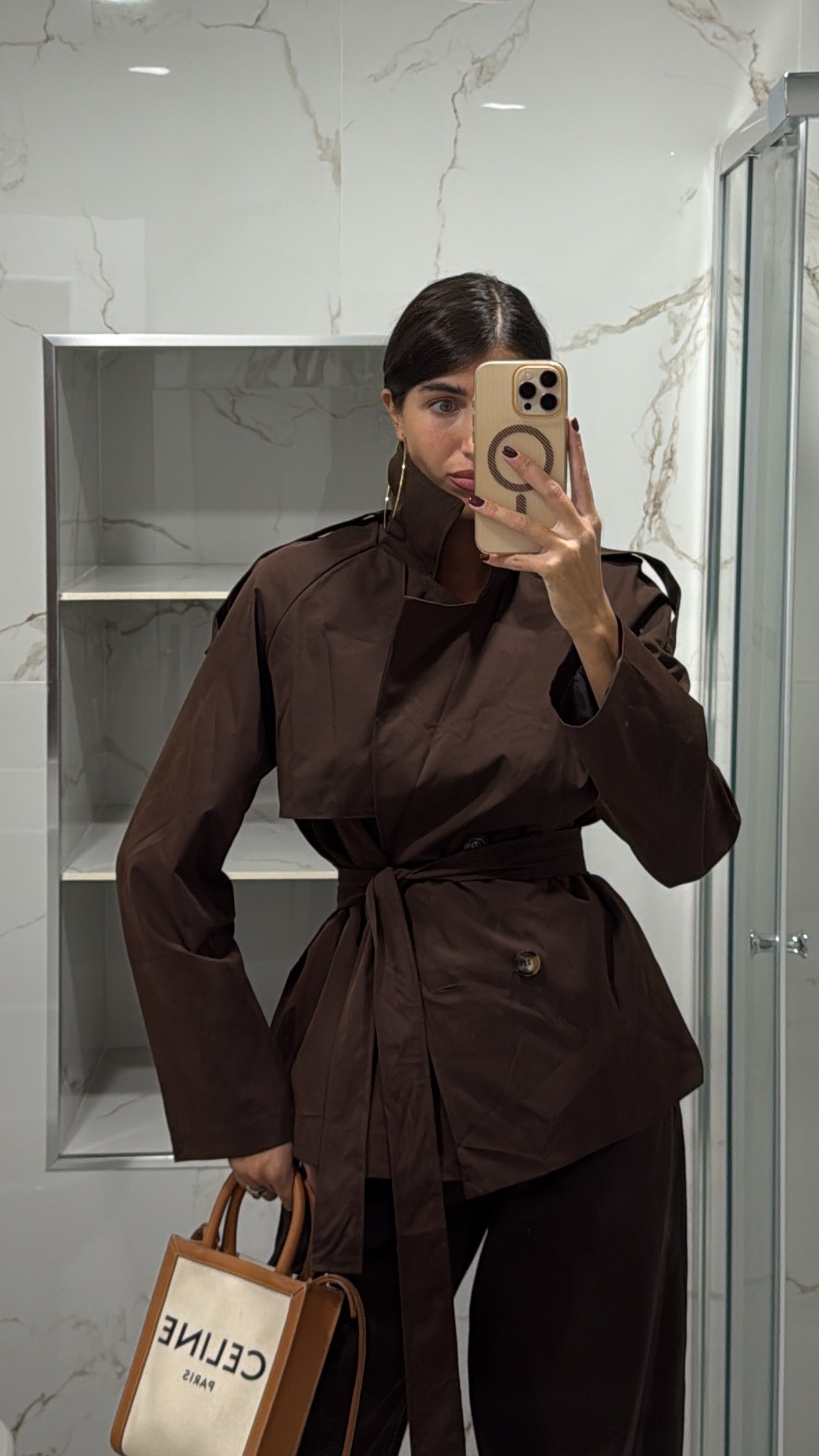 Trench cioccolato