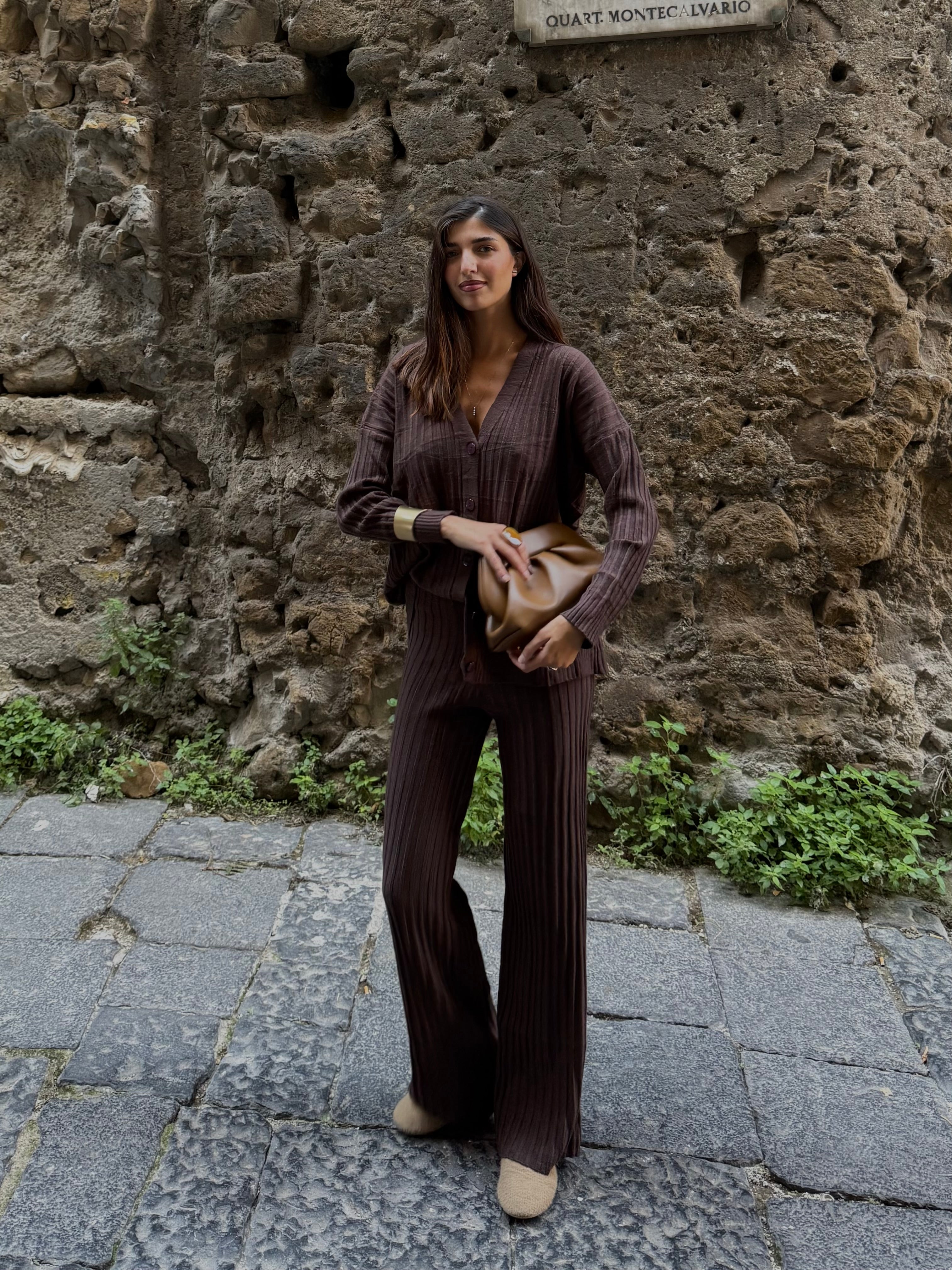 Coordinato comfy marrone