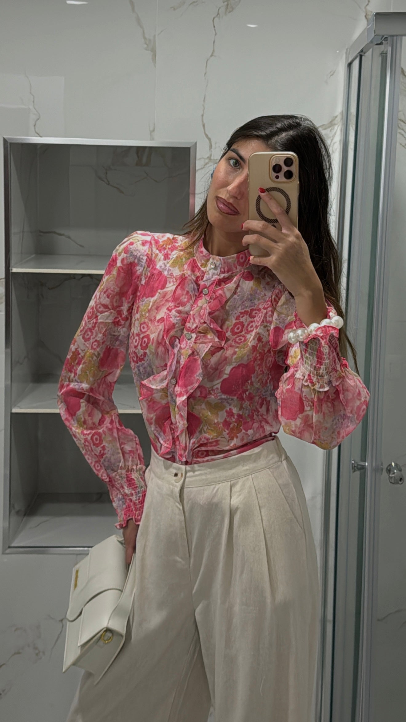 Camicia fiori - LadyB Shop Online