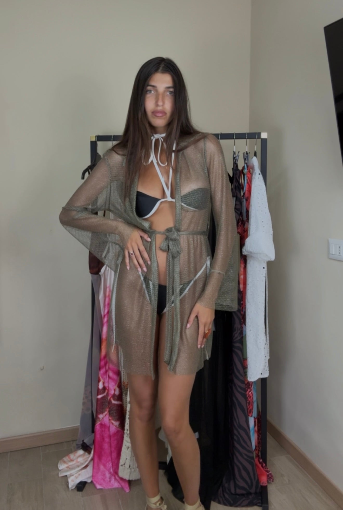 Kimono rete oro - LadyB Shop Online