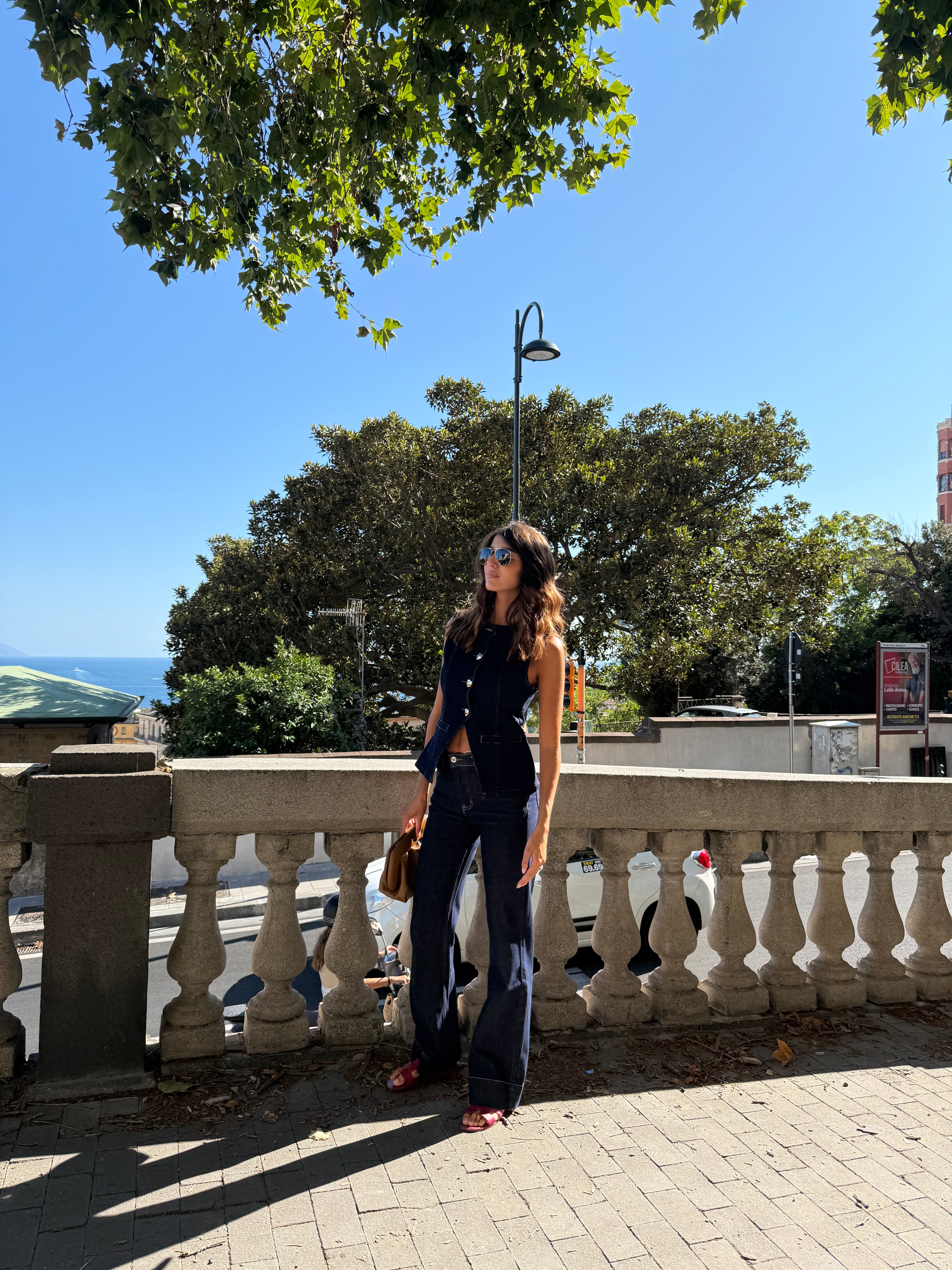 Jeans zampetta scuro