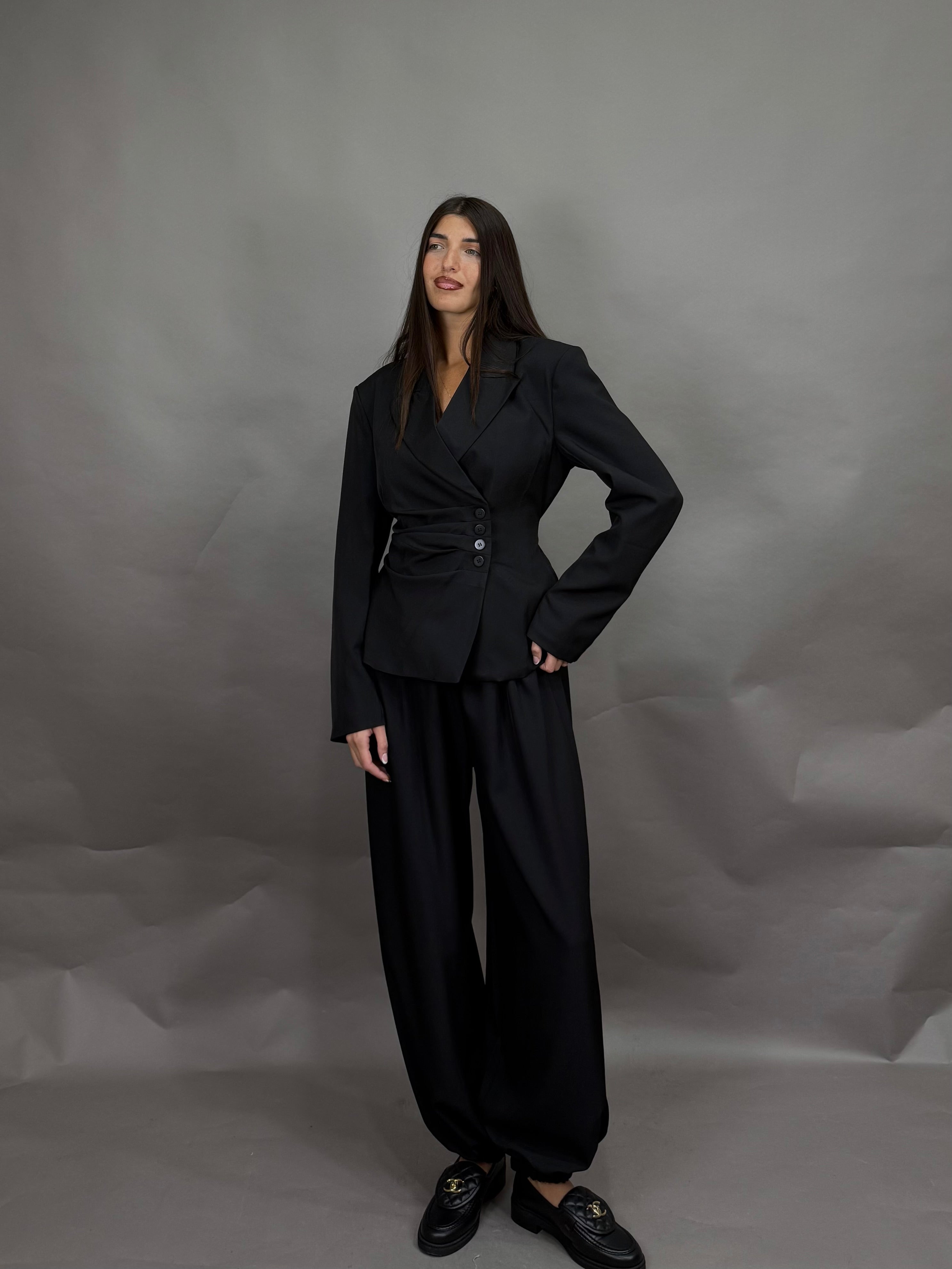 Tailleur coreano nero