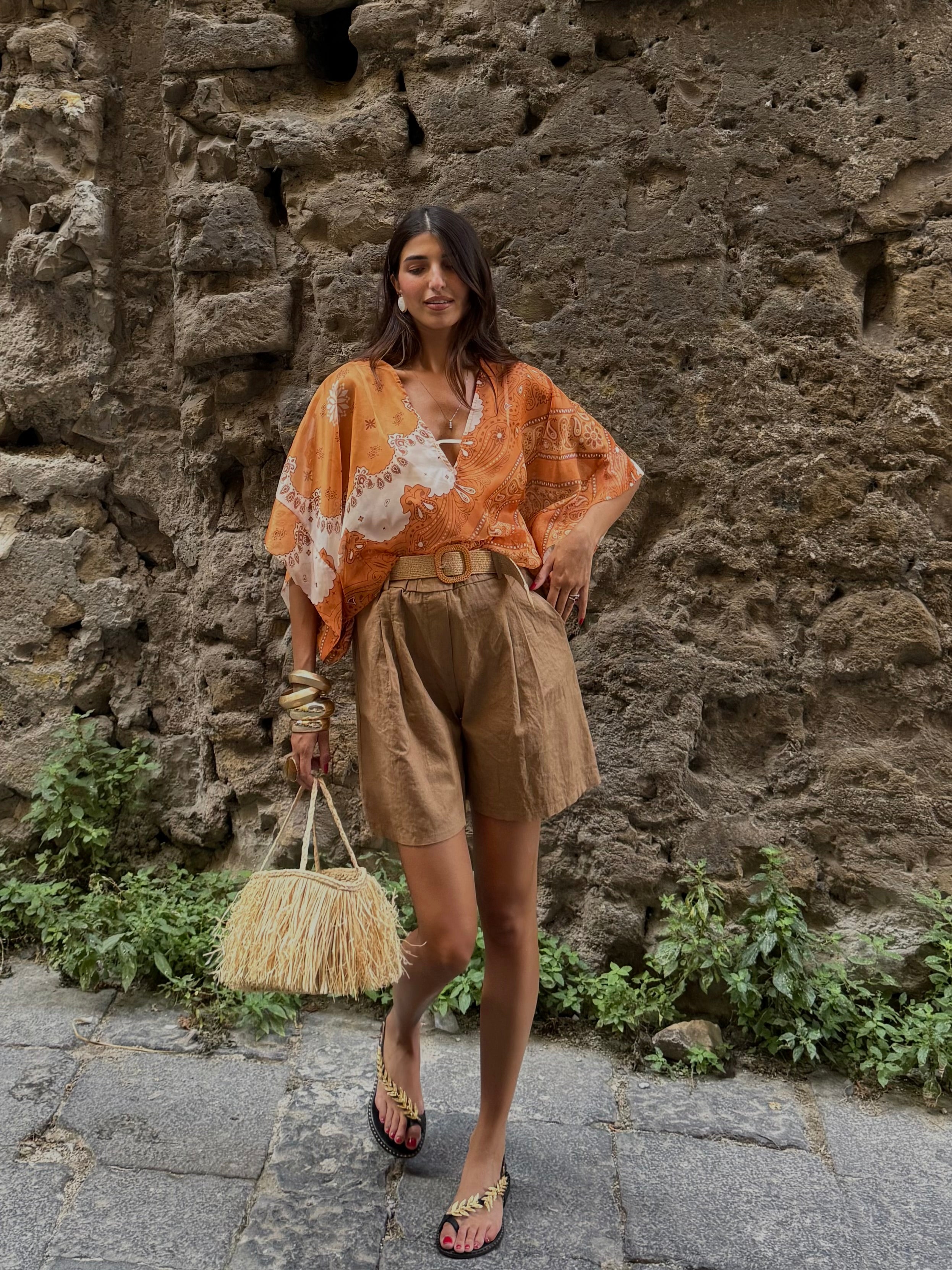 Pantaloncino beige - LadyB Shop Online