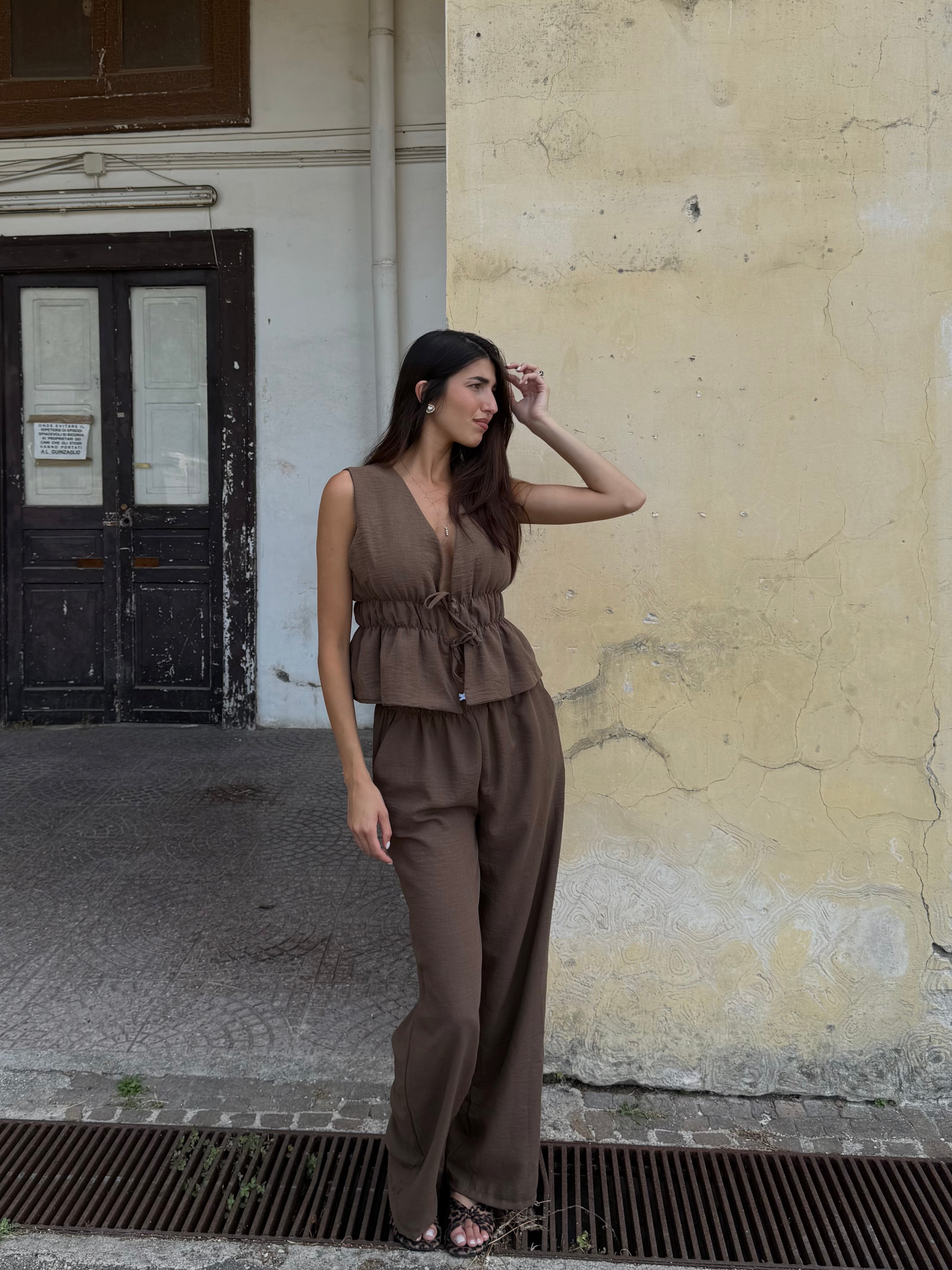 Coordinato Felicia marrone - LadyB Shop Online