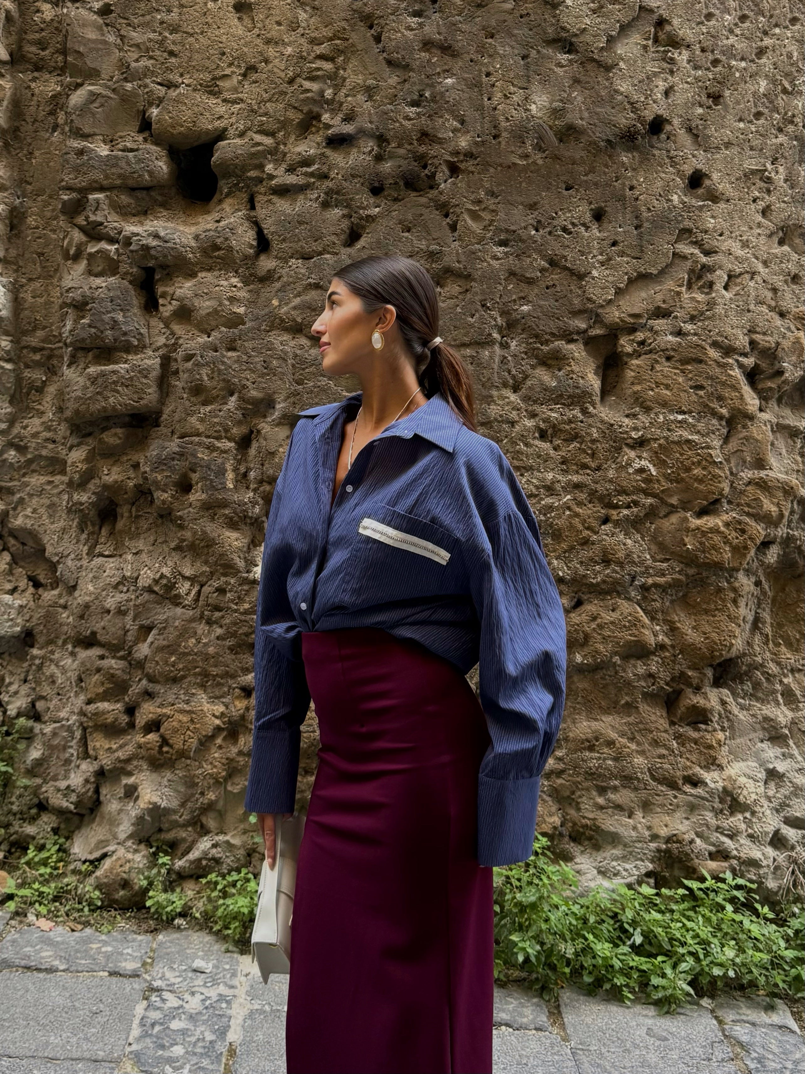 Camicia blu by lumina - LadyB Shop Online