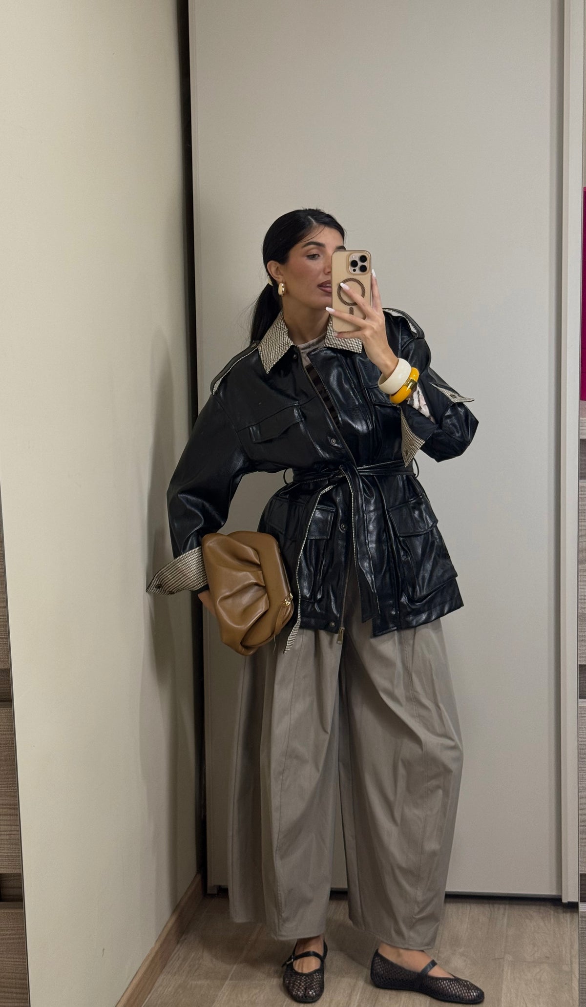 Giacca in pelle Ross