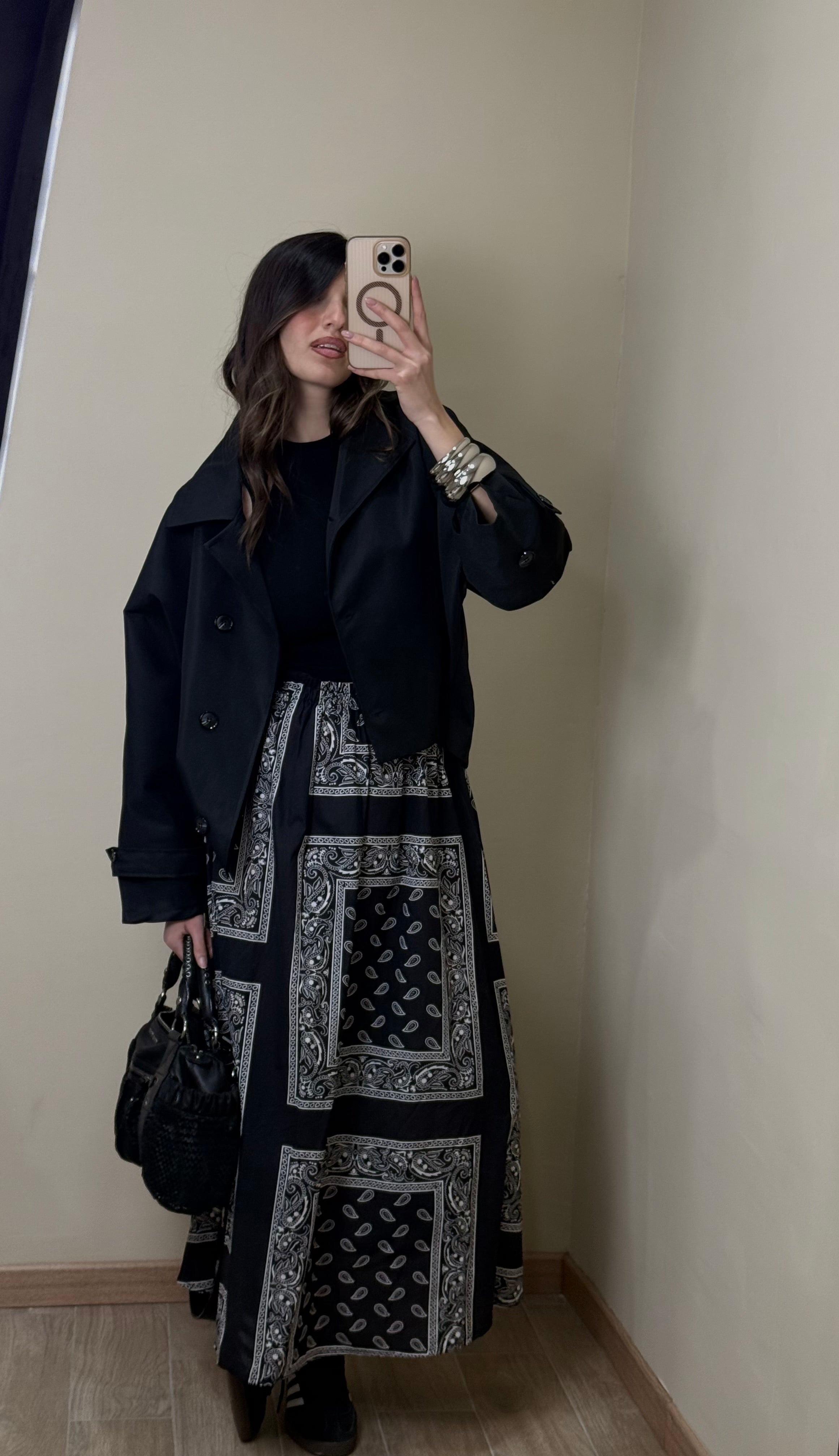 Gonna bandana nera - LadyB Shop Online