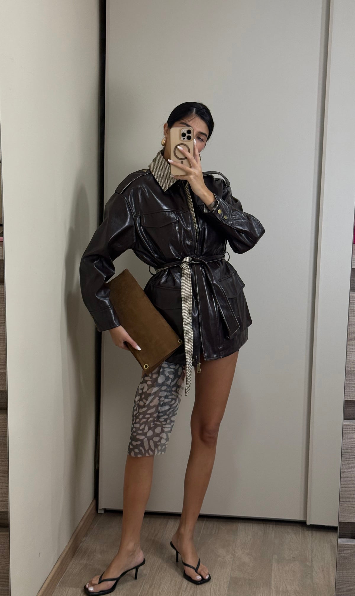 Giacca in pelle Ross