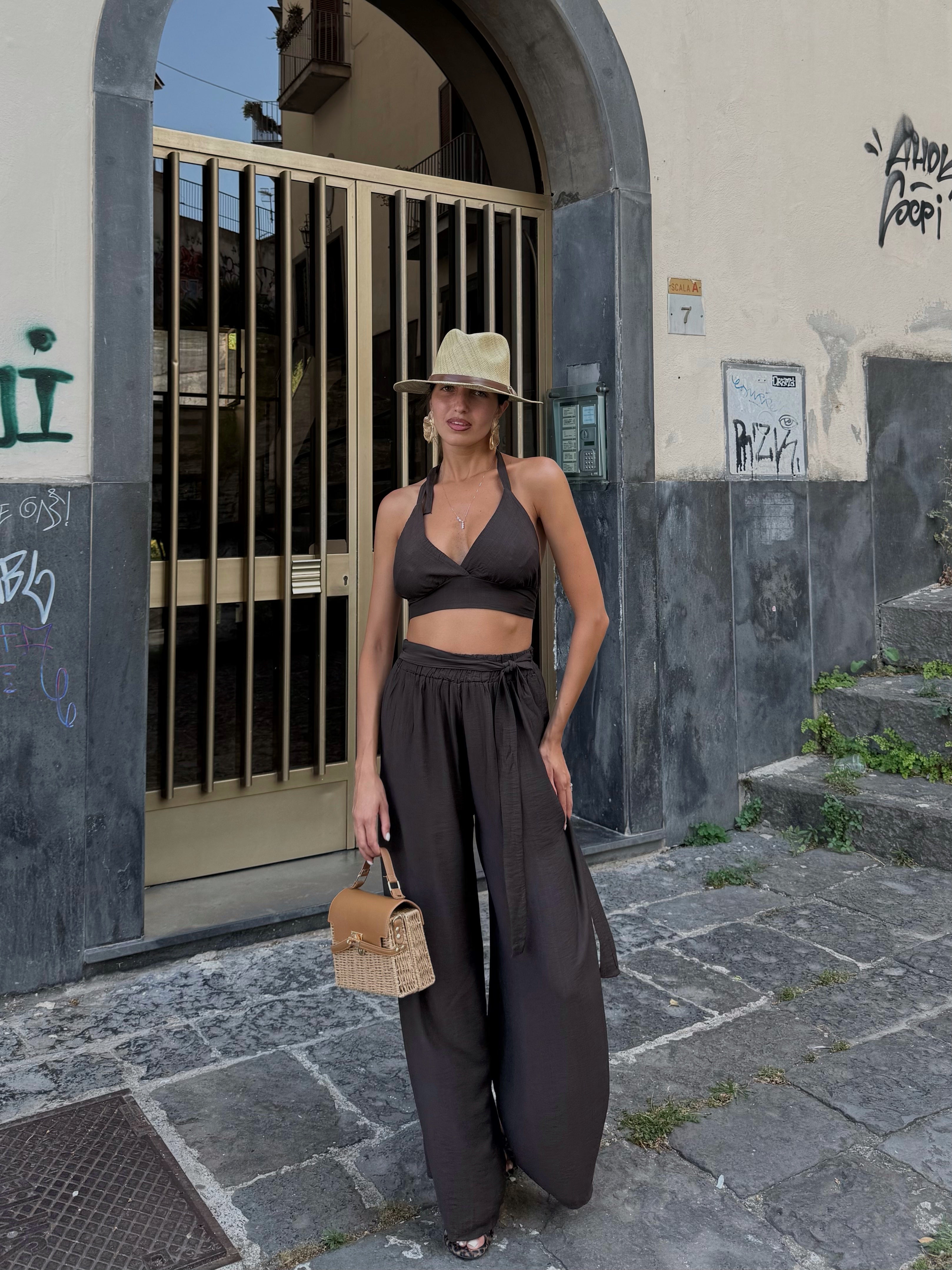 Coordinato Assia marrone - LadyB Shop Online