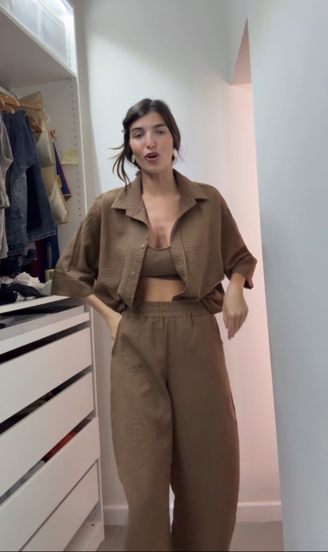 Coordinato Malaga marrone - LadyB Shop Online