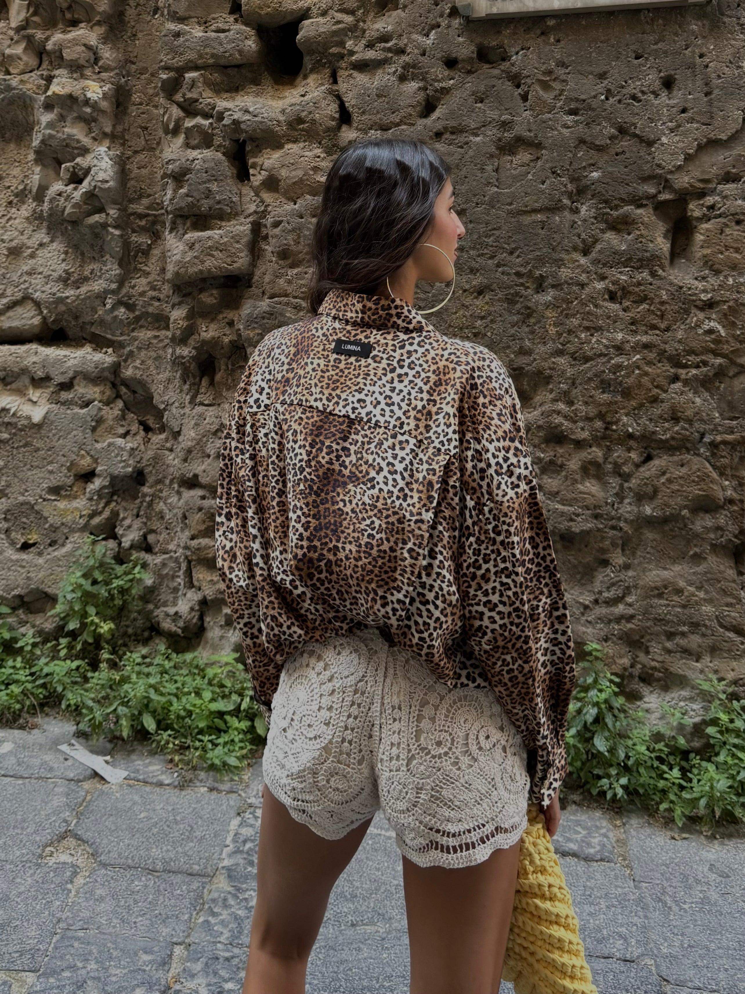 Camicia leopardata lumina