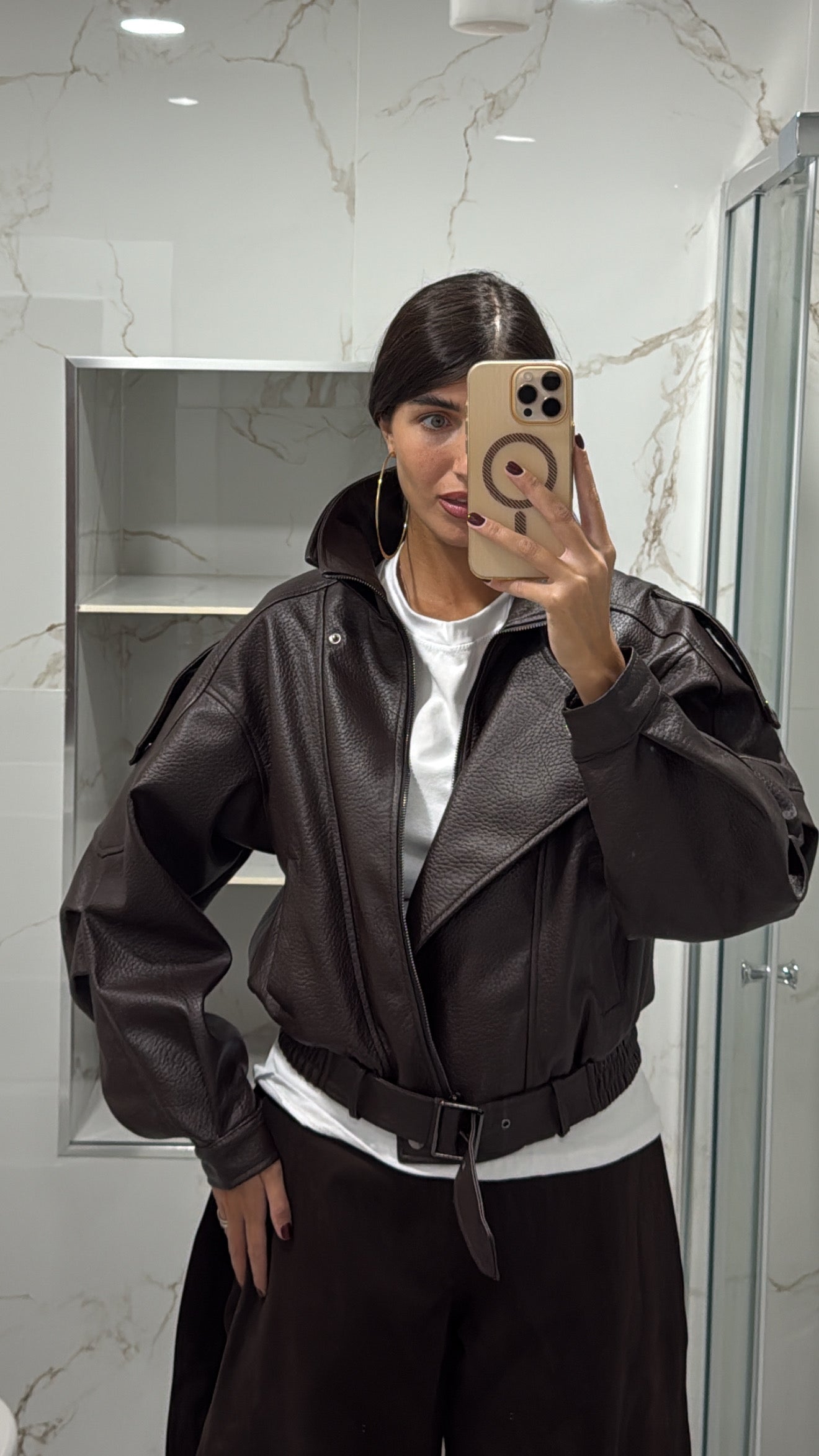 Bomber Ivy marrone