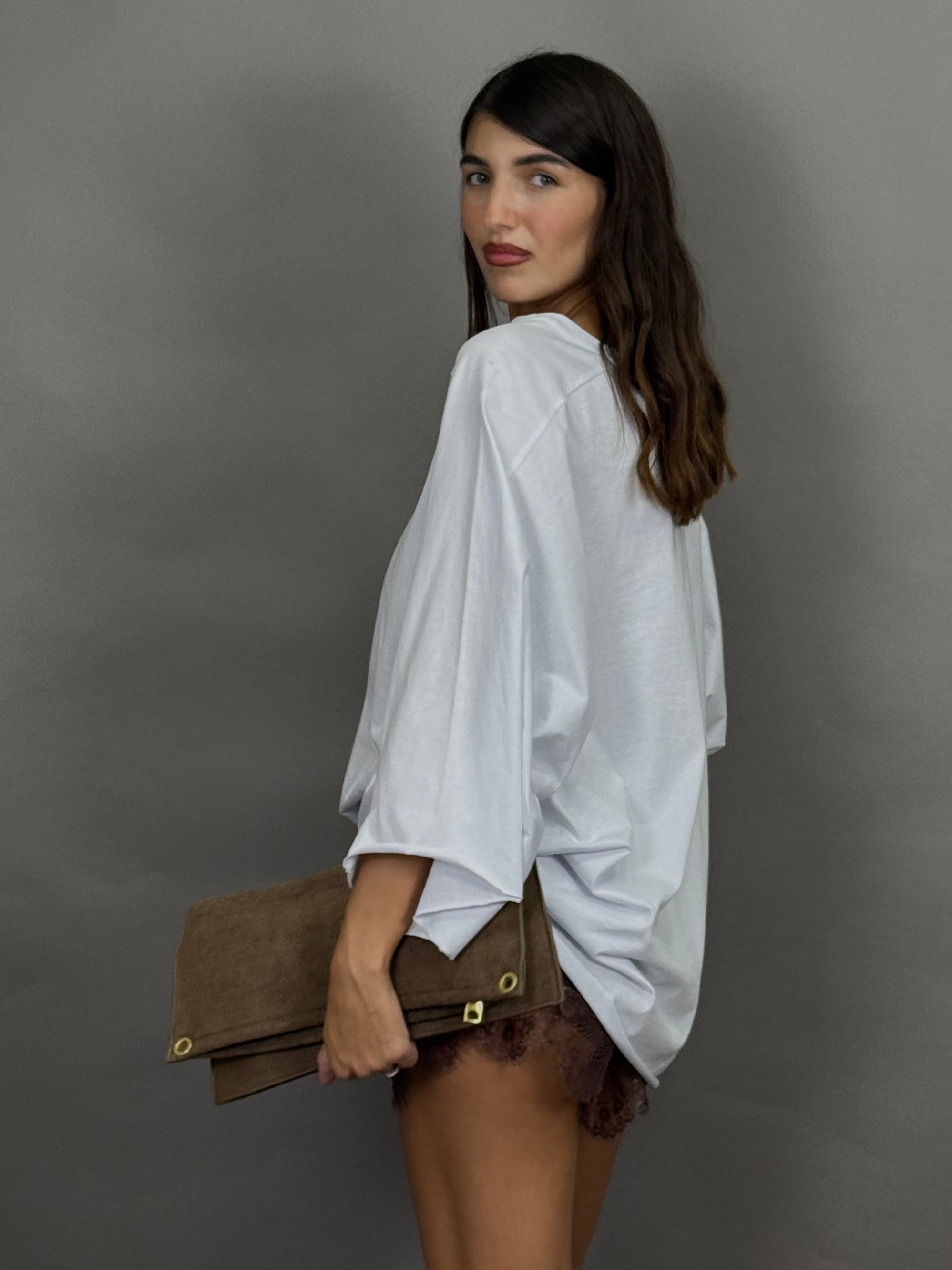 T-shirt oversize bianca