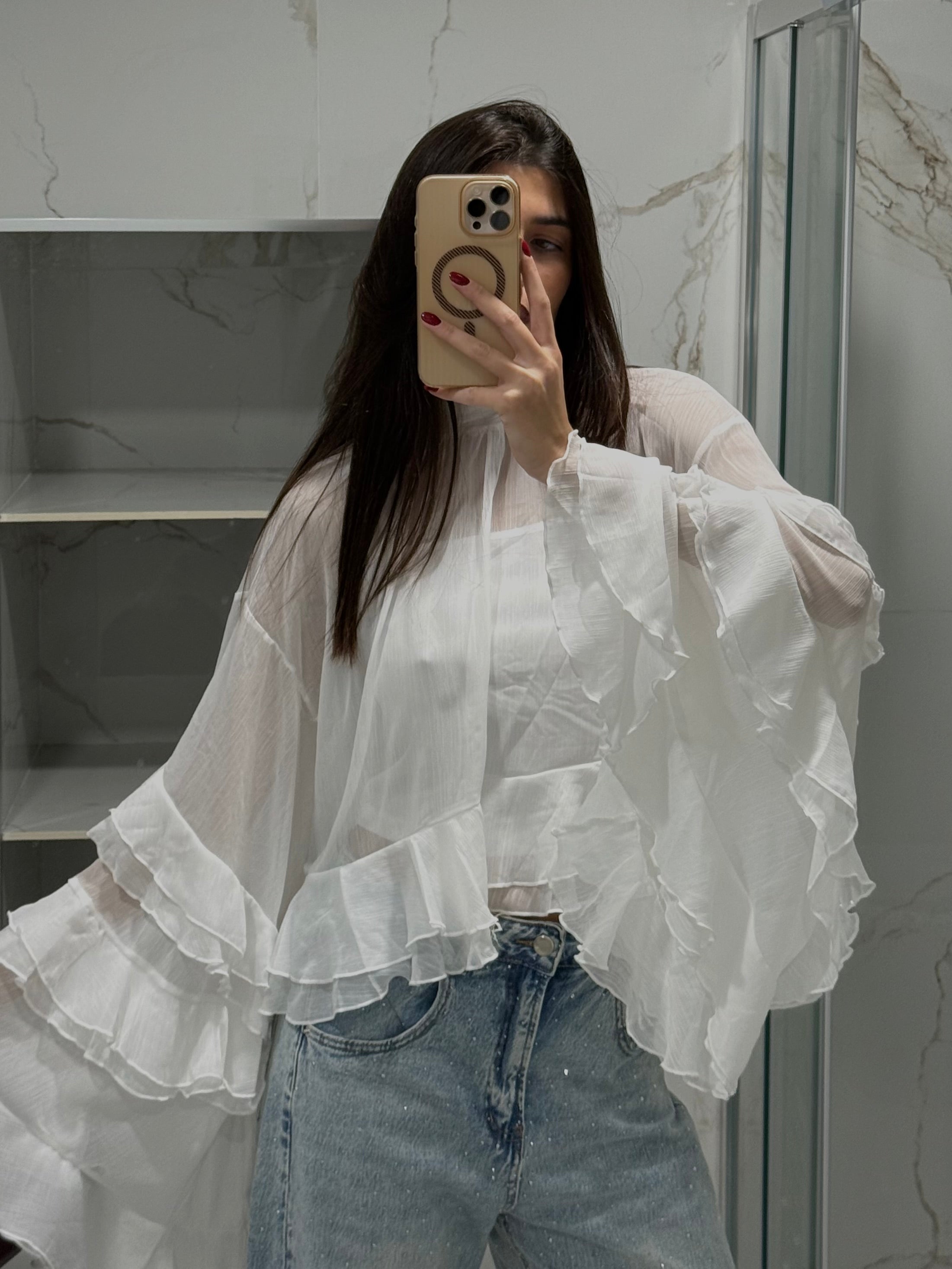 Blusa Evelina bianca
