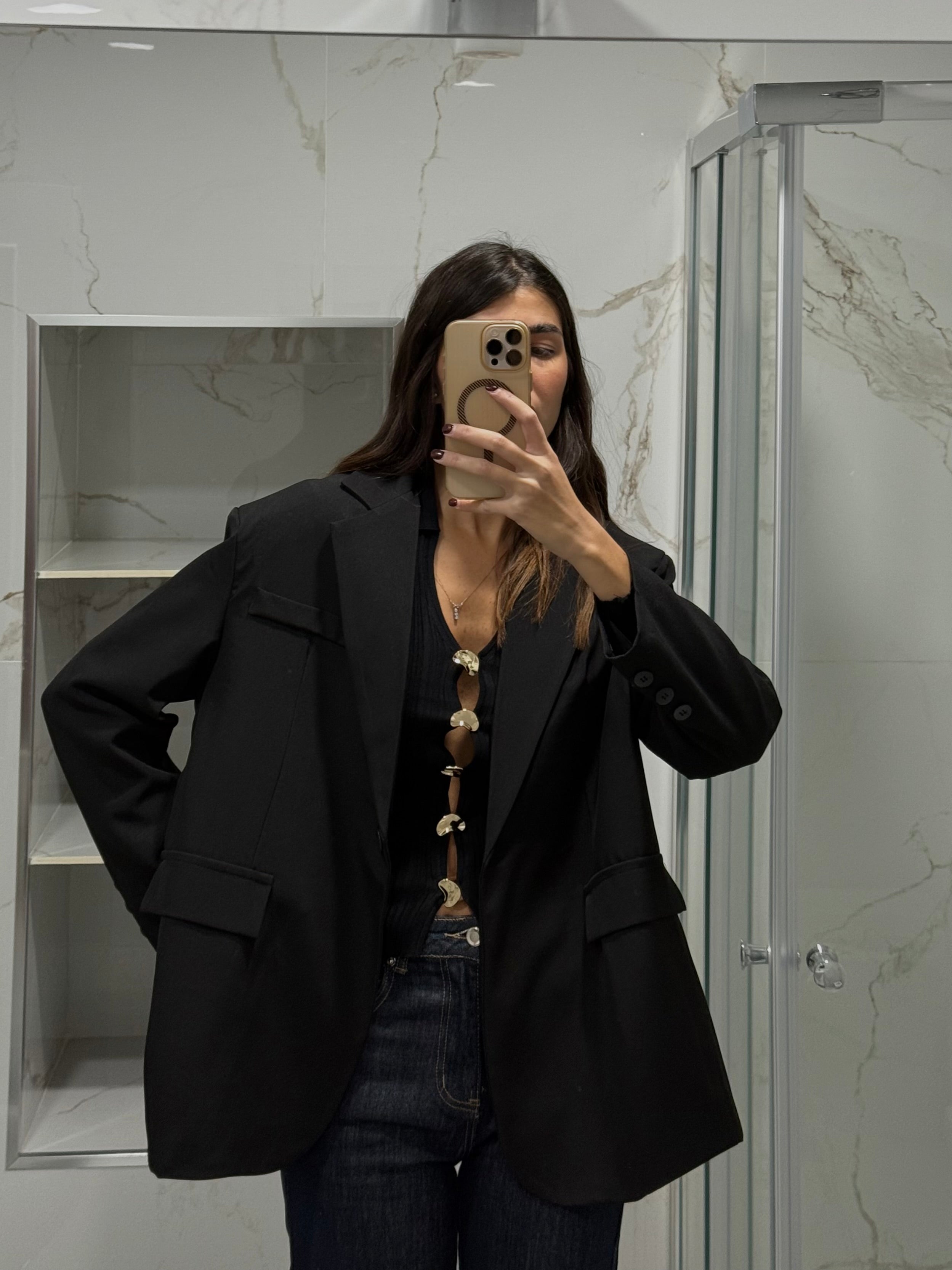 Blazer Gaia nero
