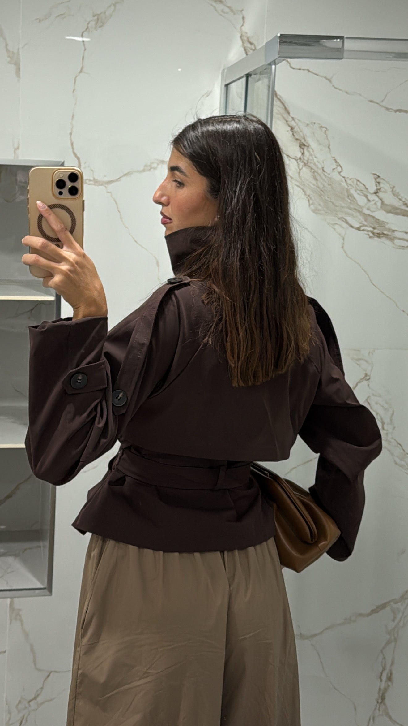 Trench London marrone