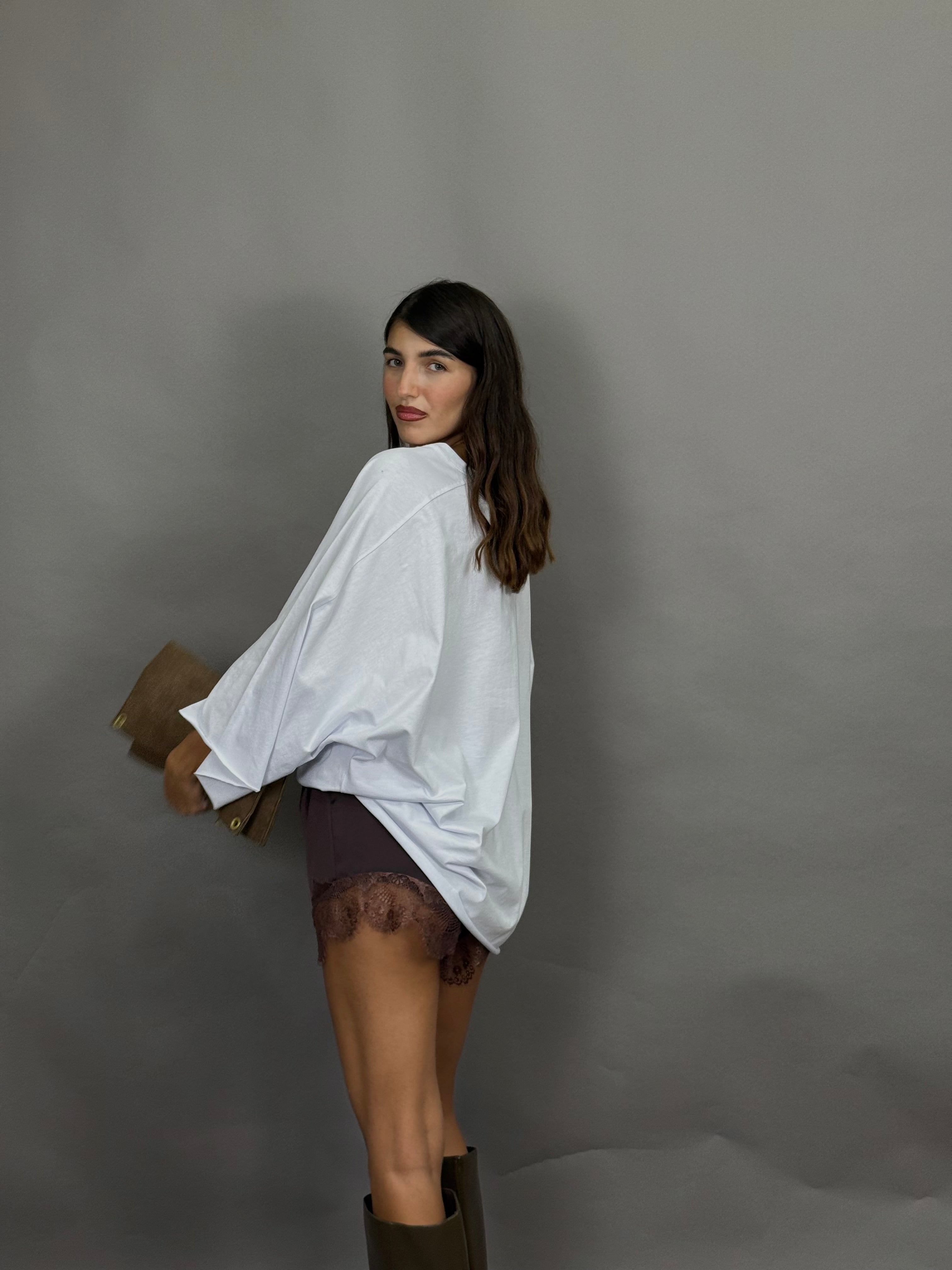 T-shirt oversize bianca