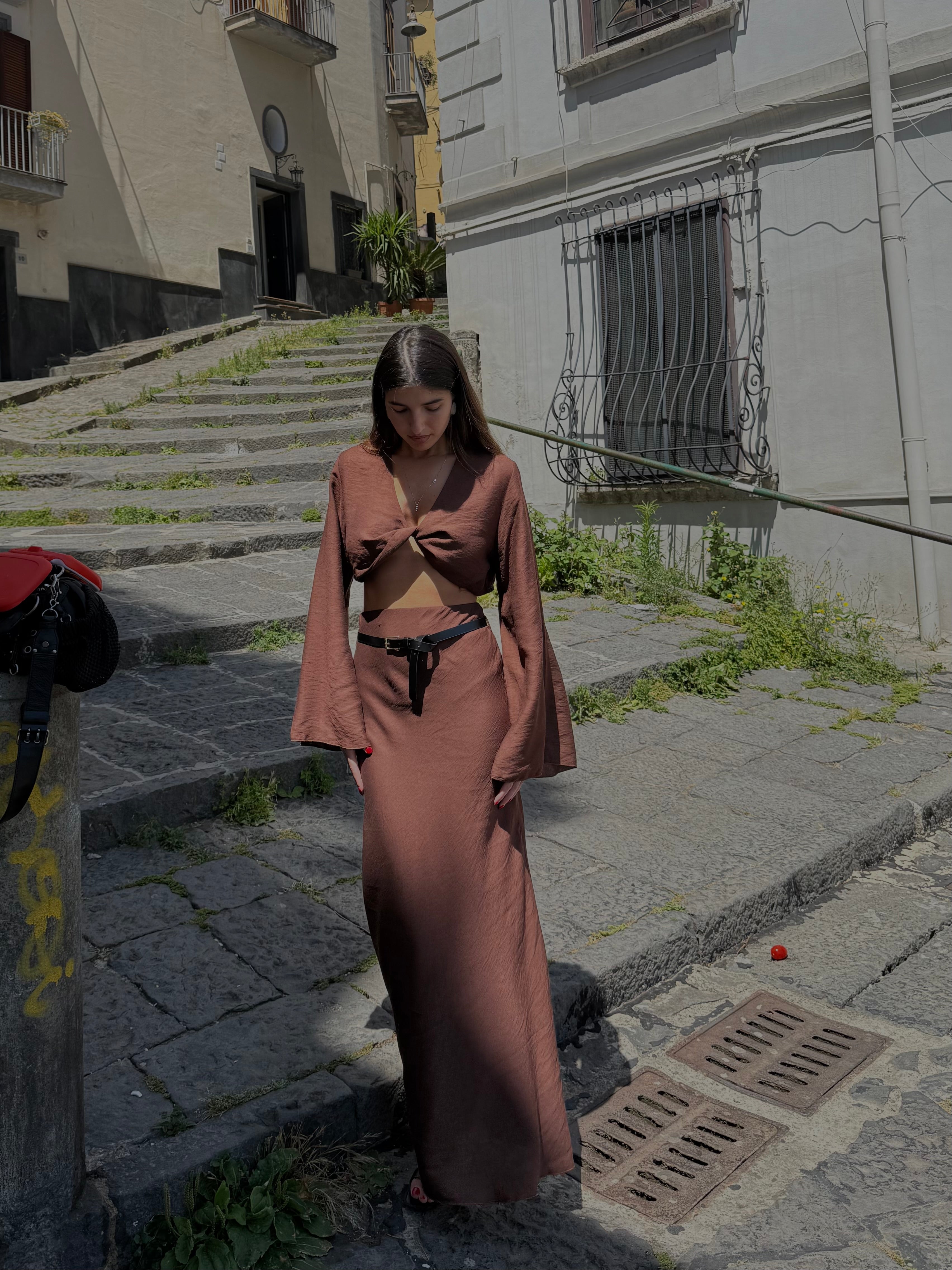 Coordinato Andrea marrone - LadyB Shop Online
