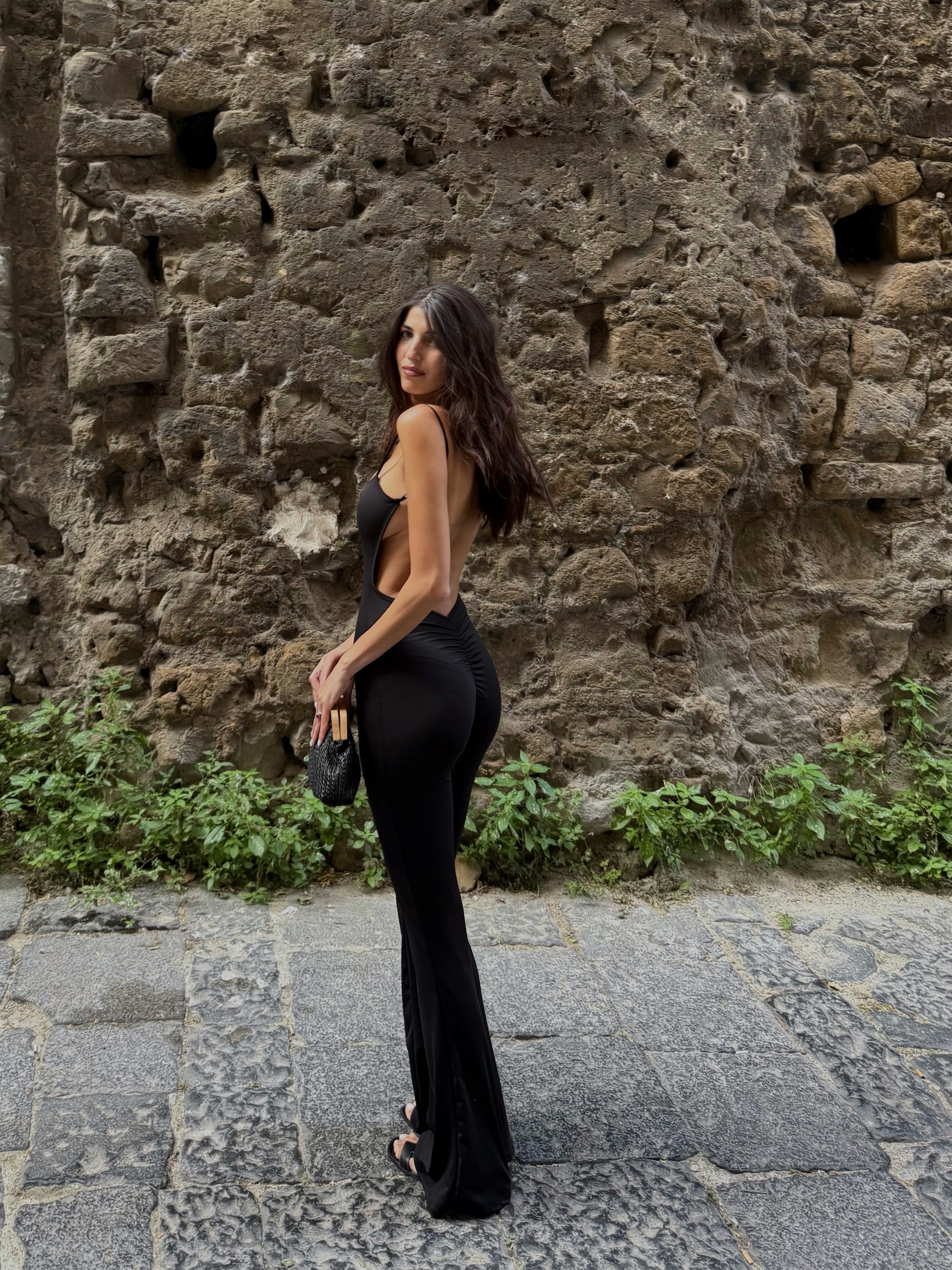 Jumpsuite Molly nera - LadyB Shop Online