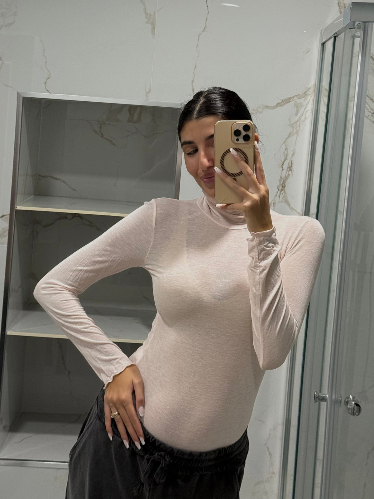 Maglia misto cachemire