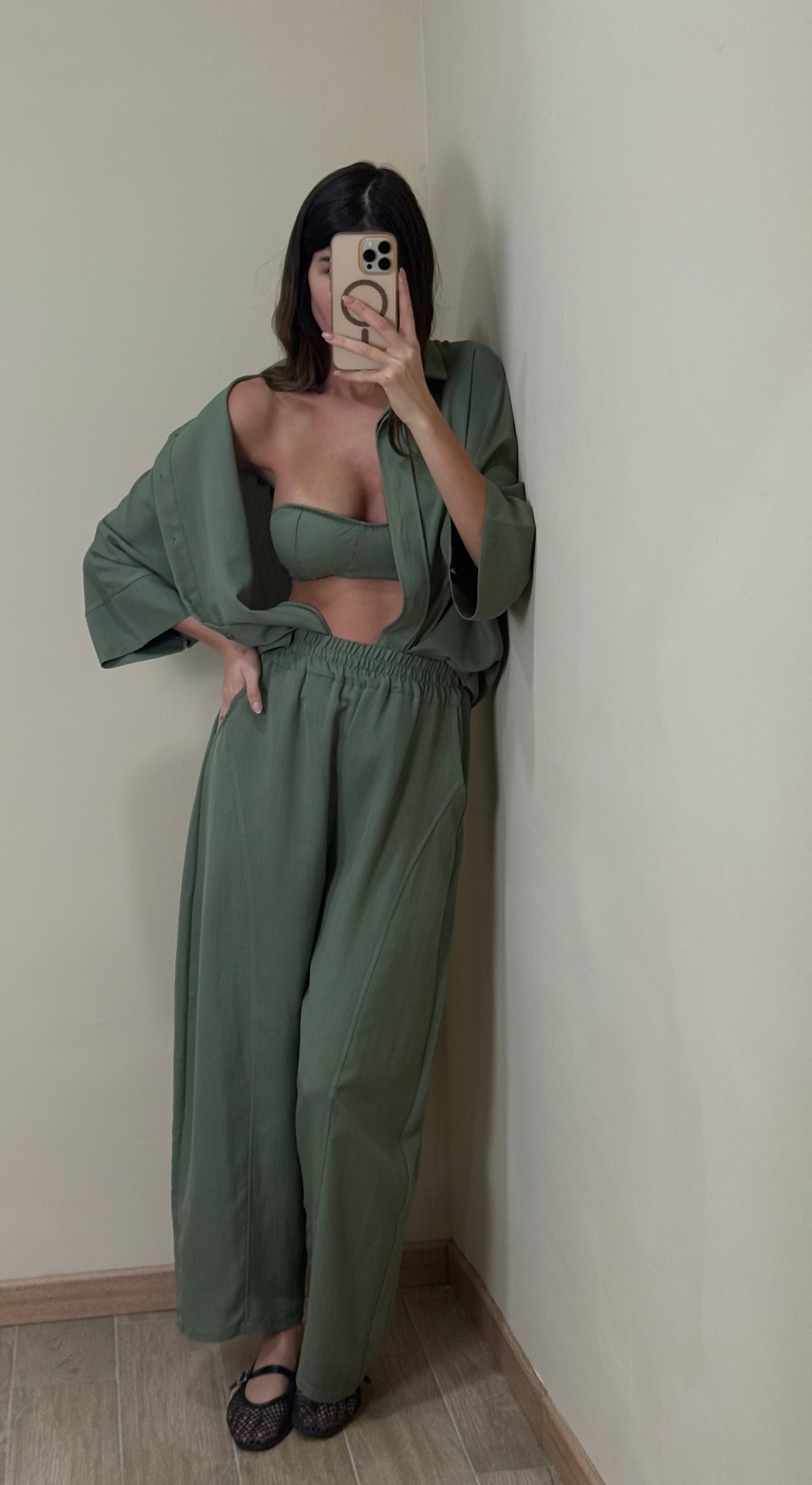 Coordinato Malaga verde - LadyB Shop Online