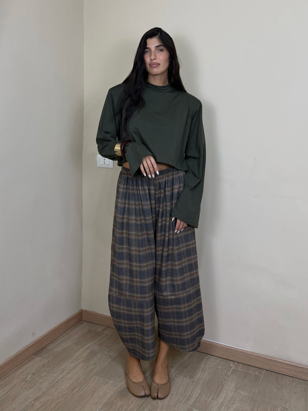 T-shirt crop by just west