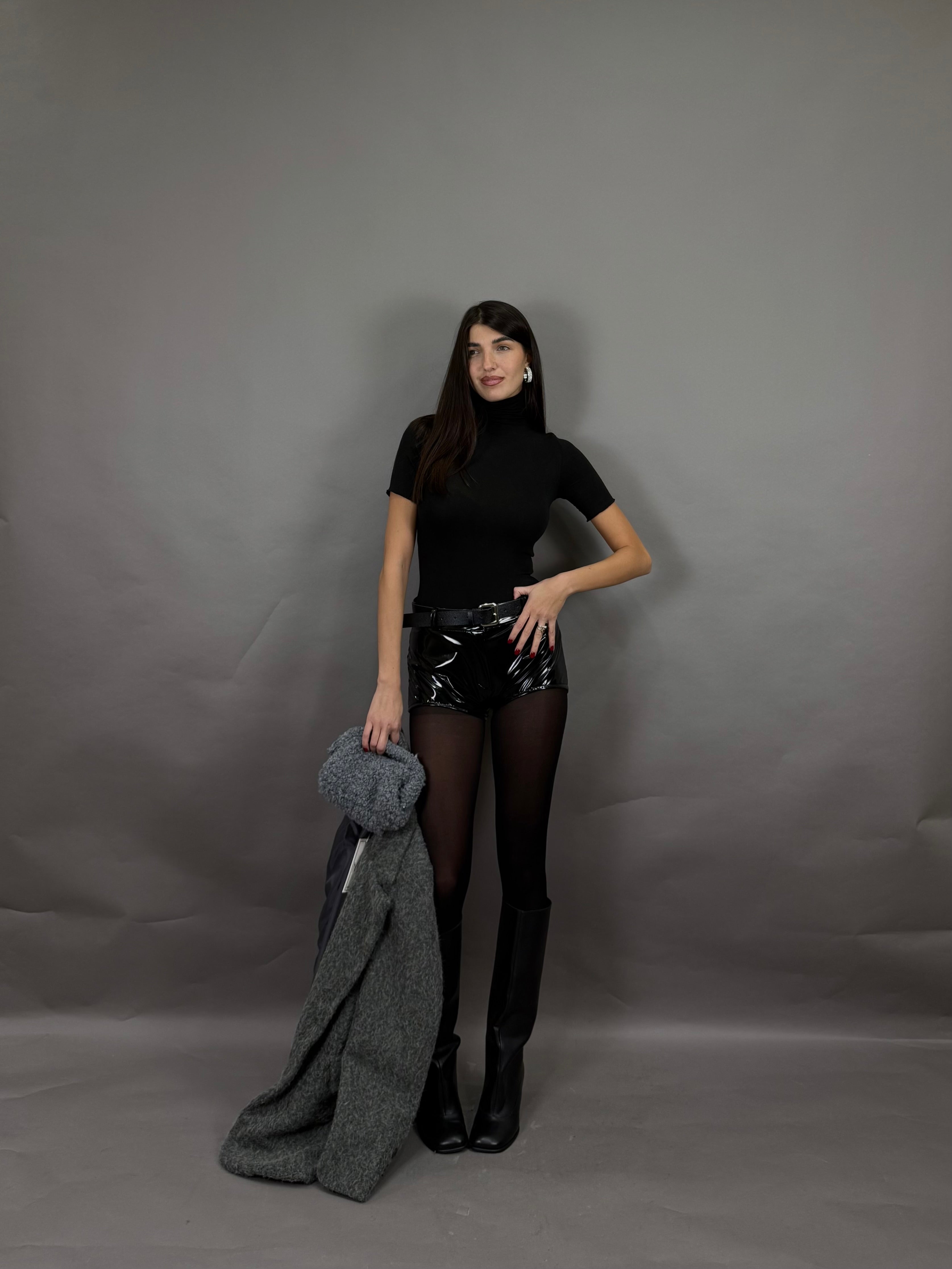 Coulotte vinile nera