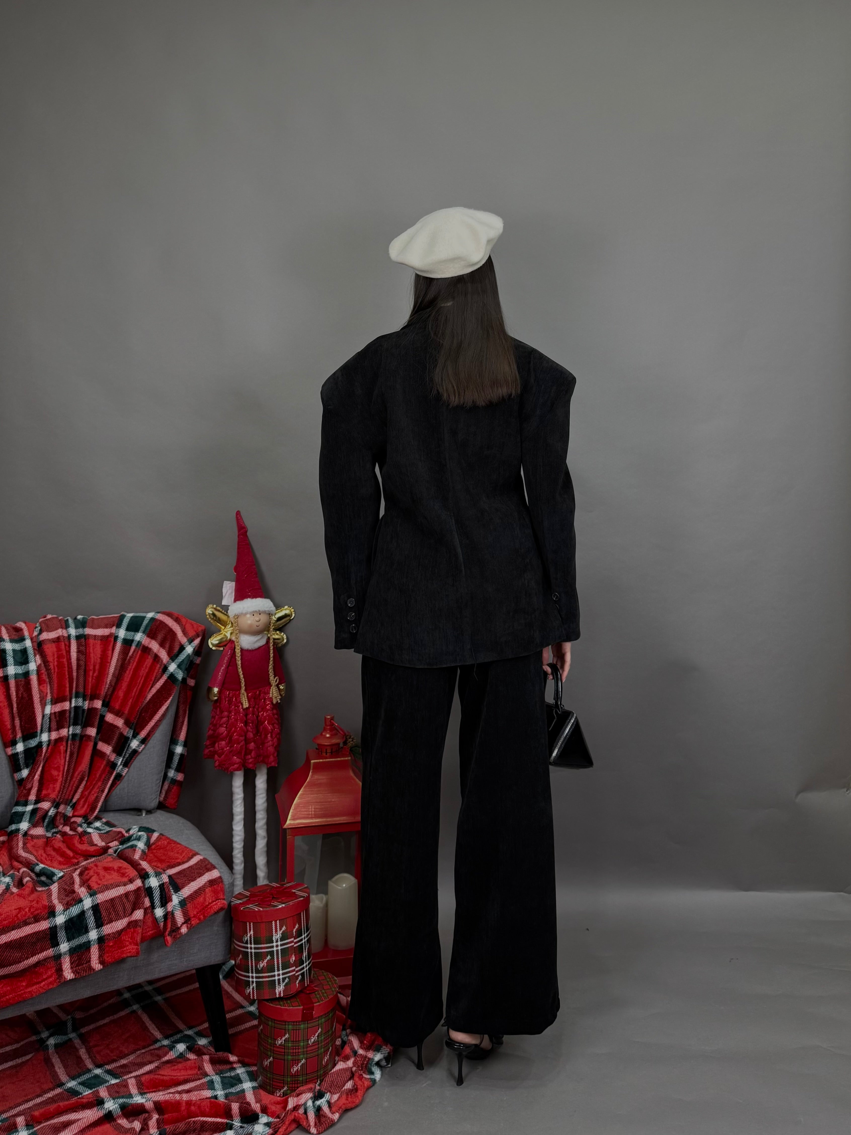 Blazer velluto by just