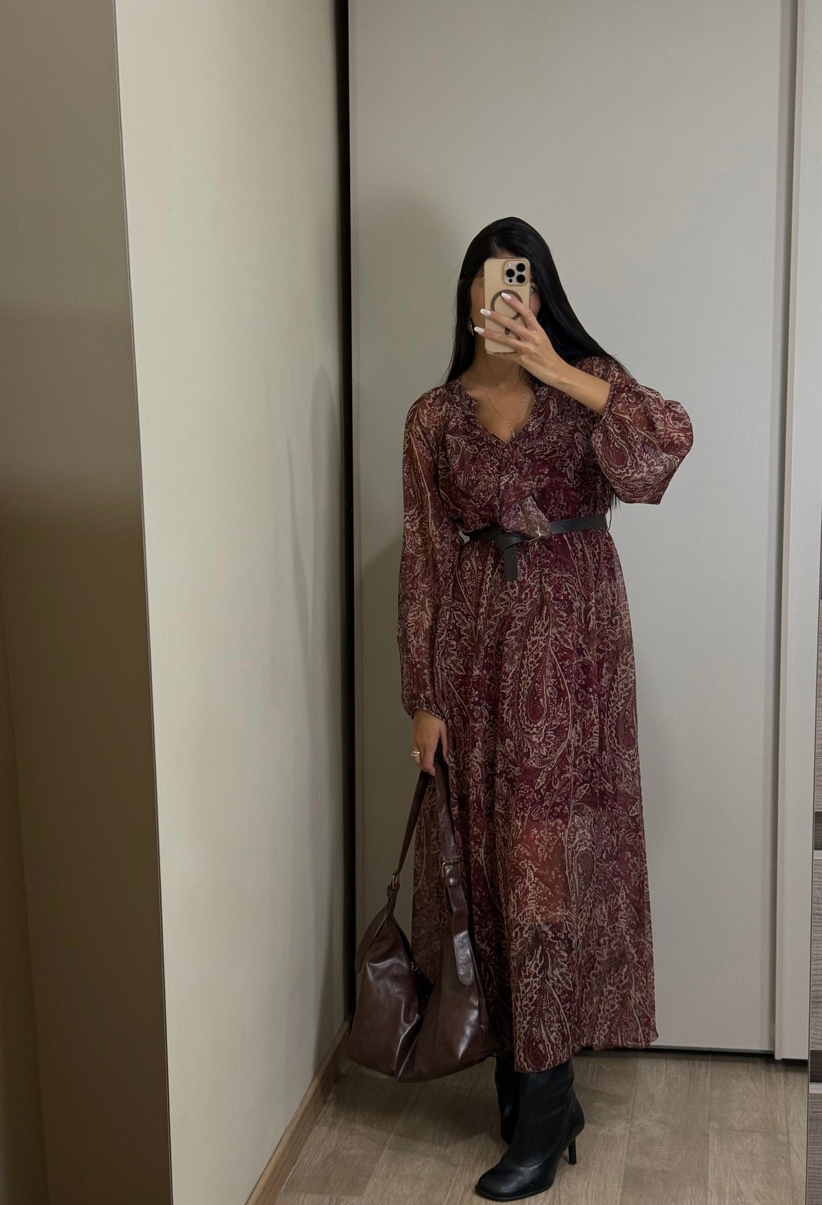 Dress Etro bordeaux