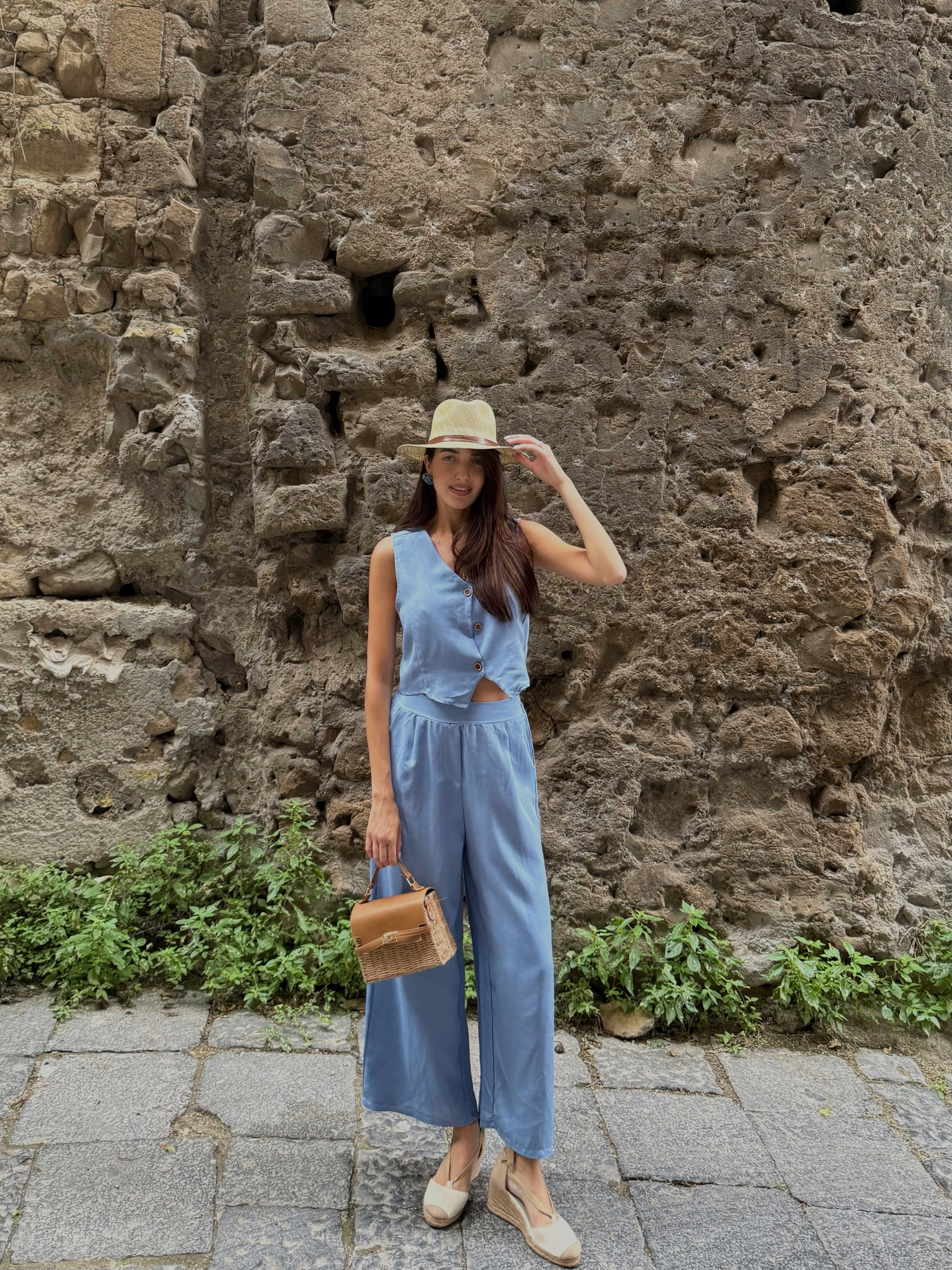 Coordinato polignano blu - LadyB Shop Online
