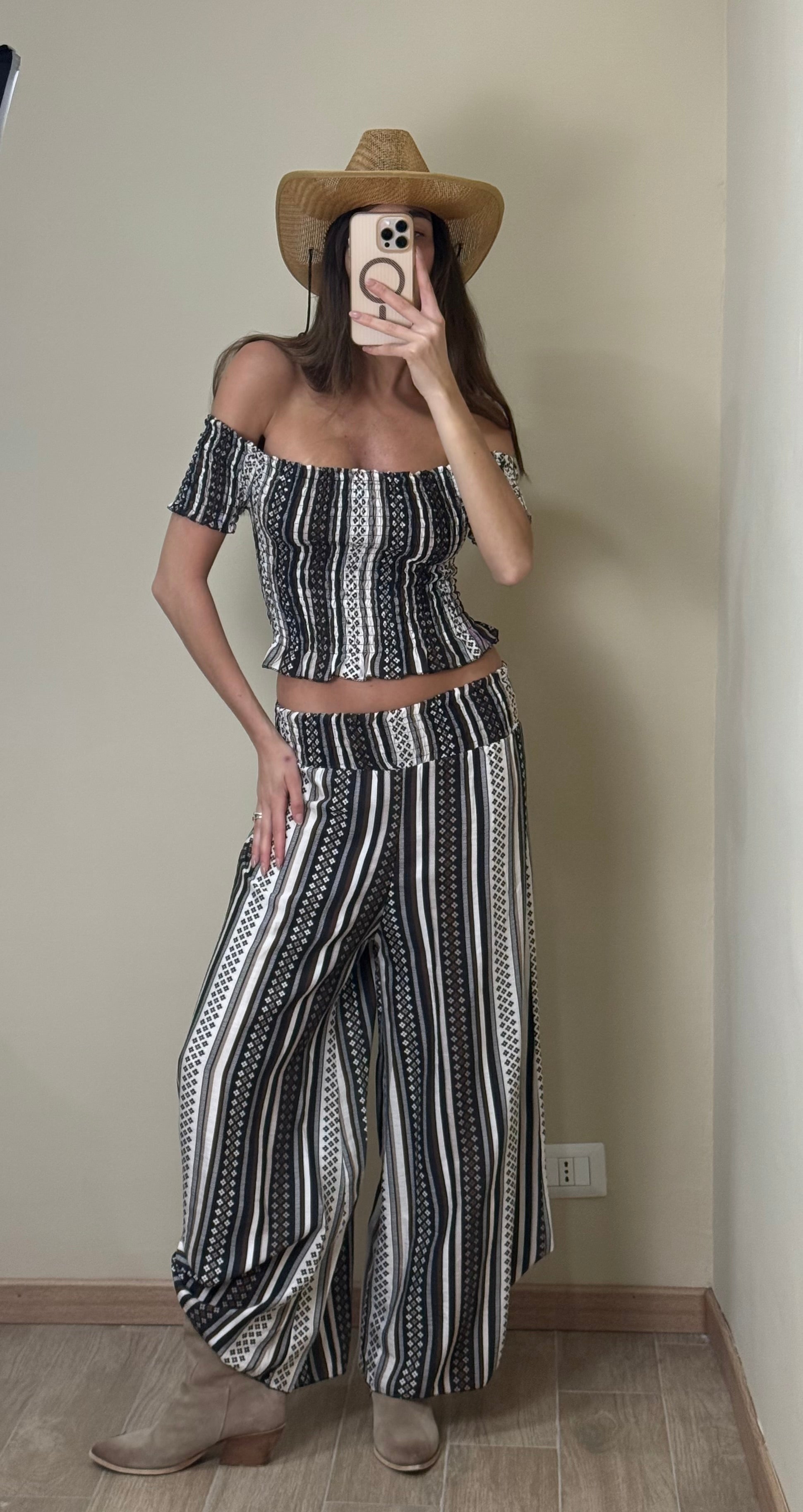 Coordinato gipsy nero - LadyB Shop Online