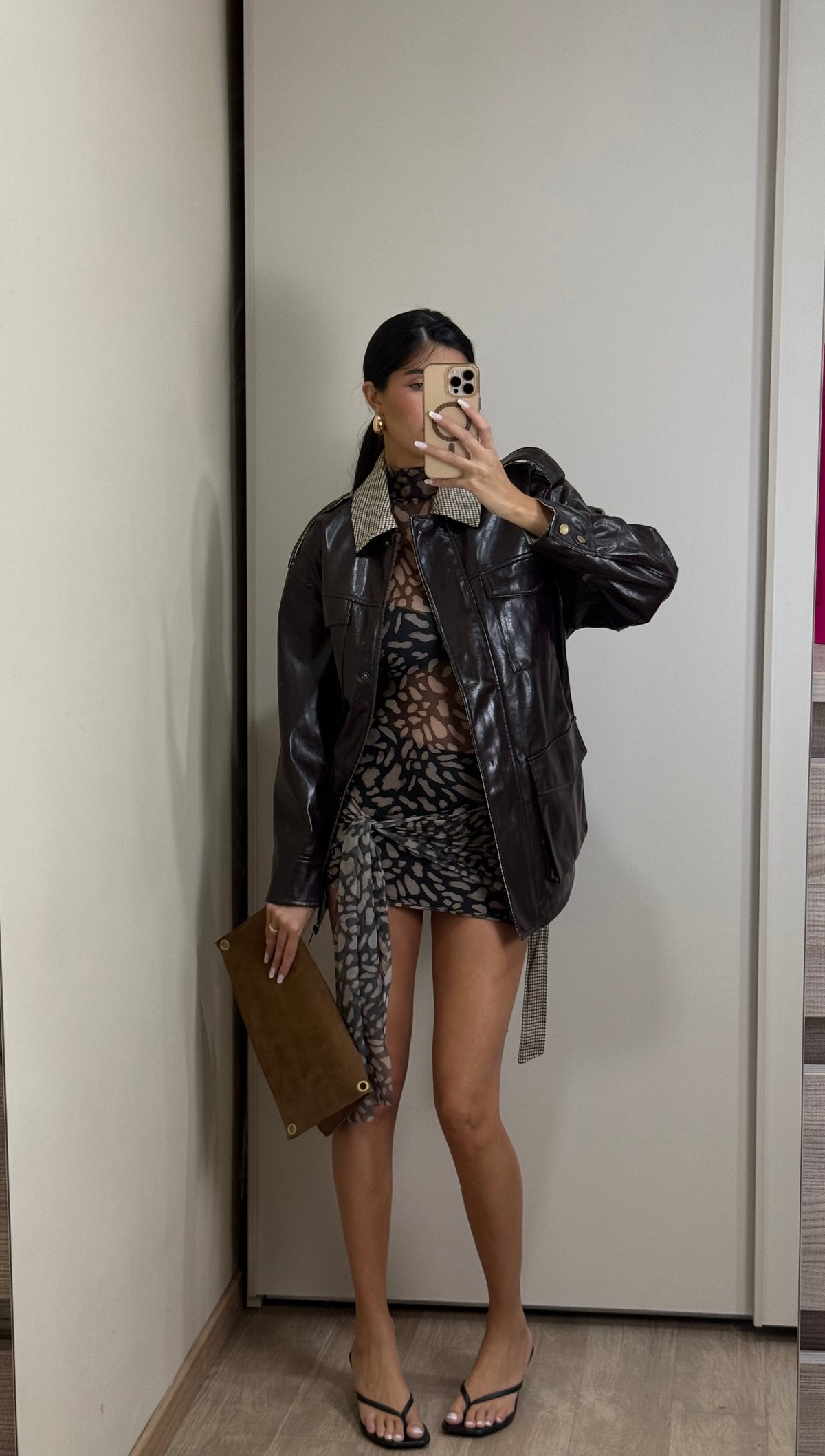 Giacca in pelle Ross