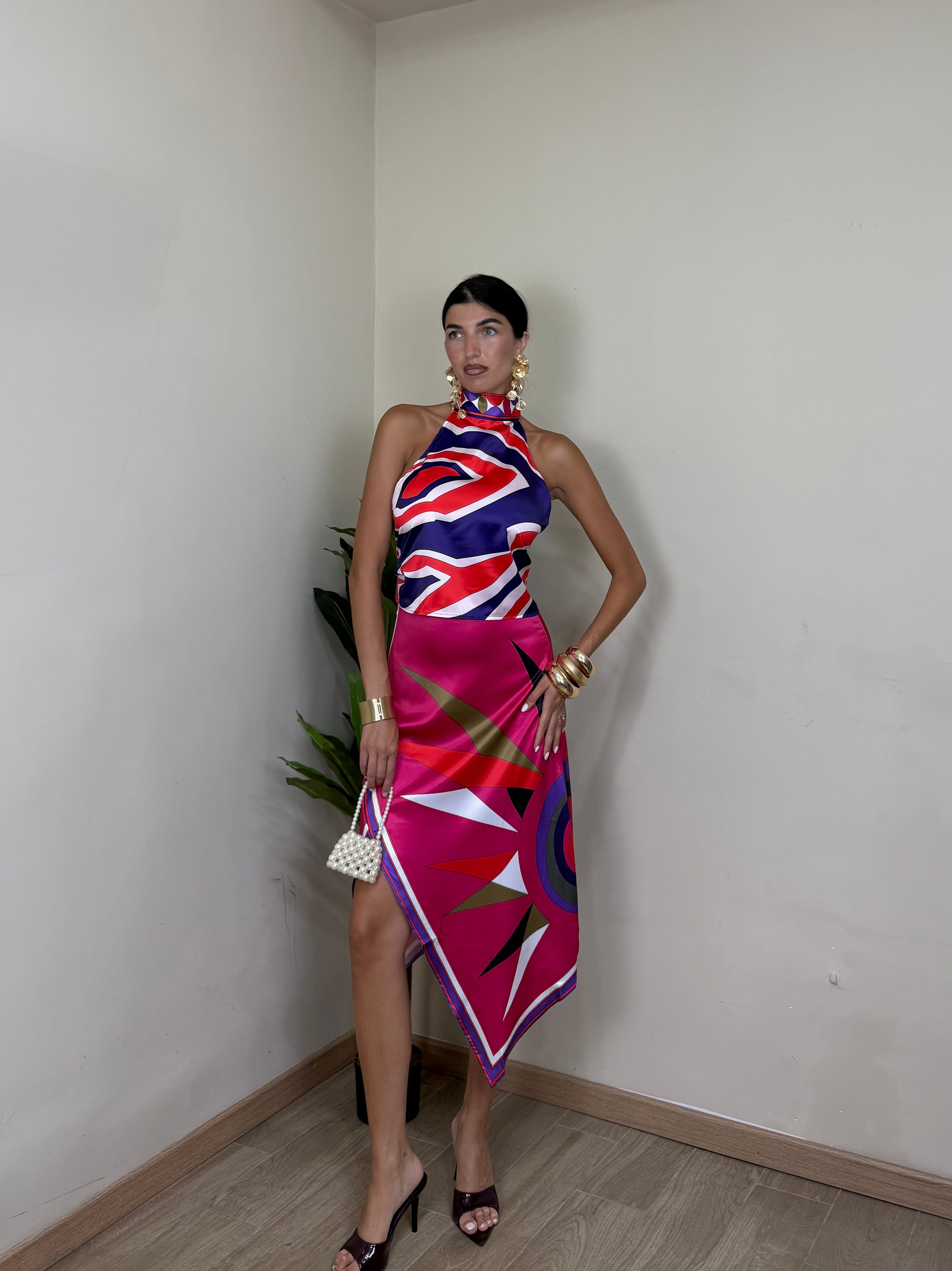 Completo Pucci gonna midi