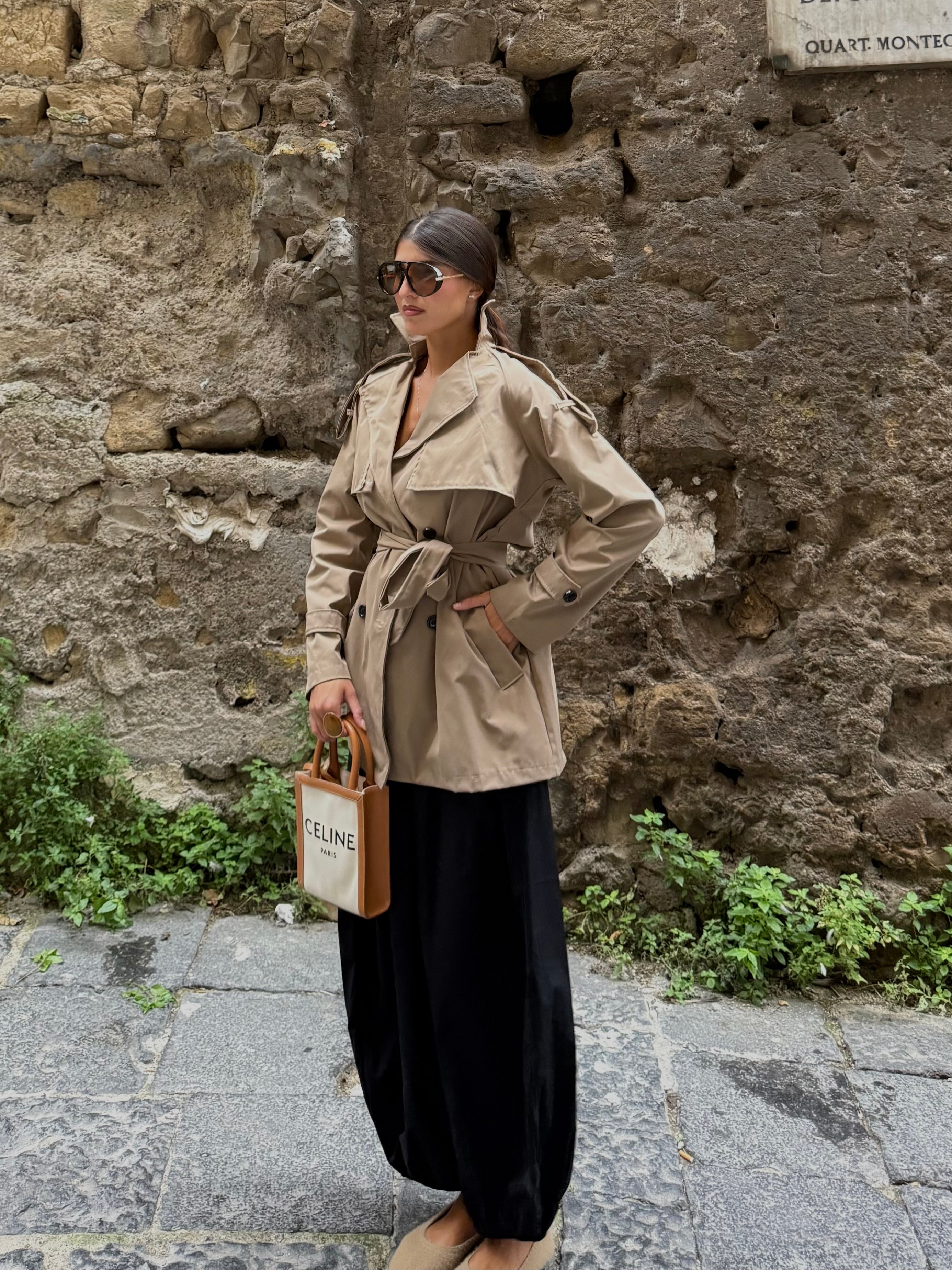 Trench barber beige