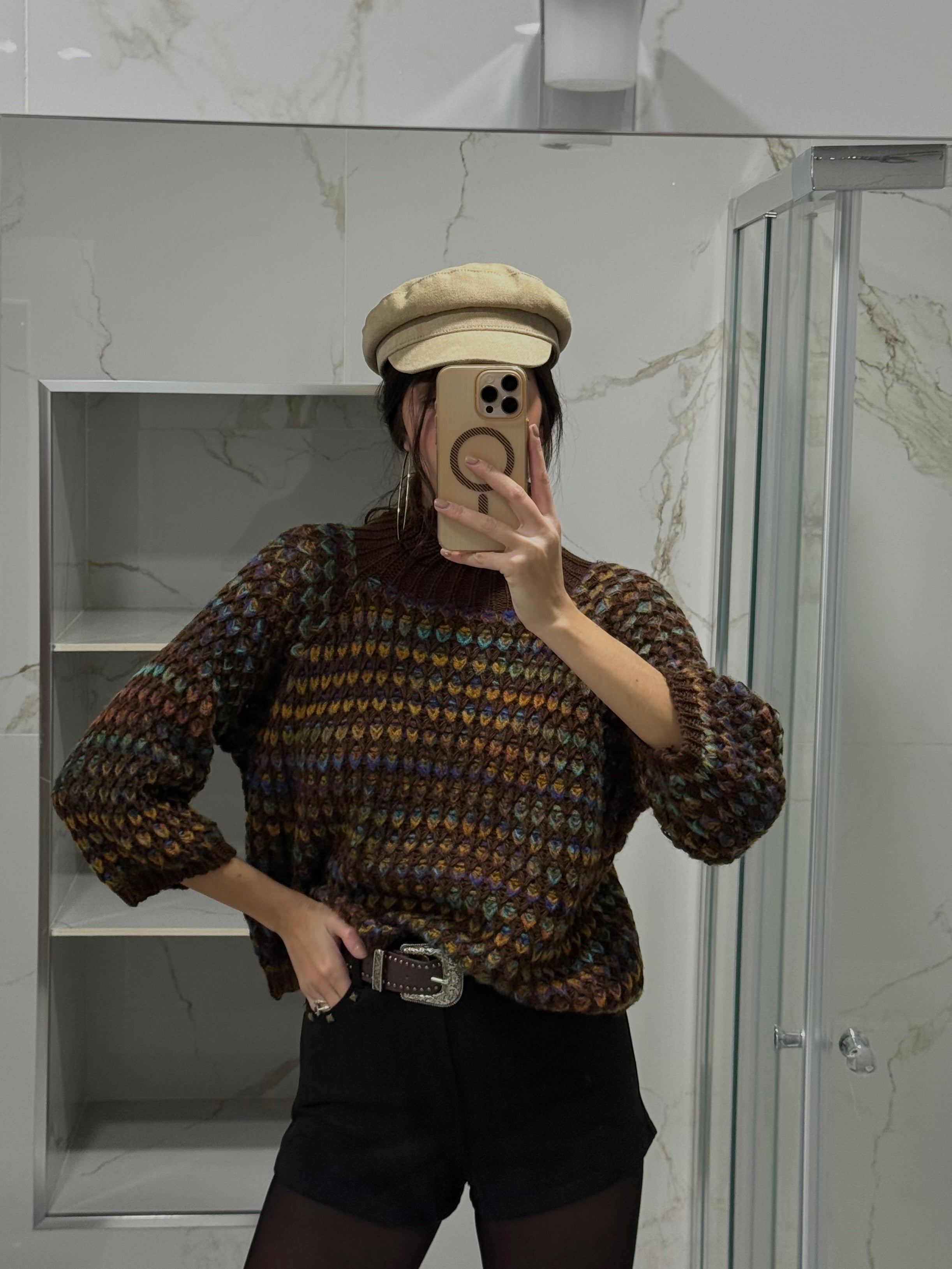 Maglione Olga marrone