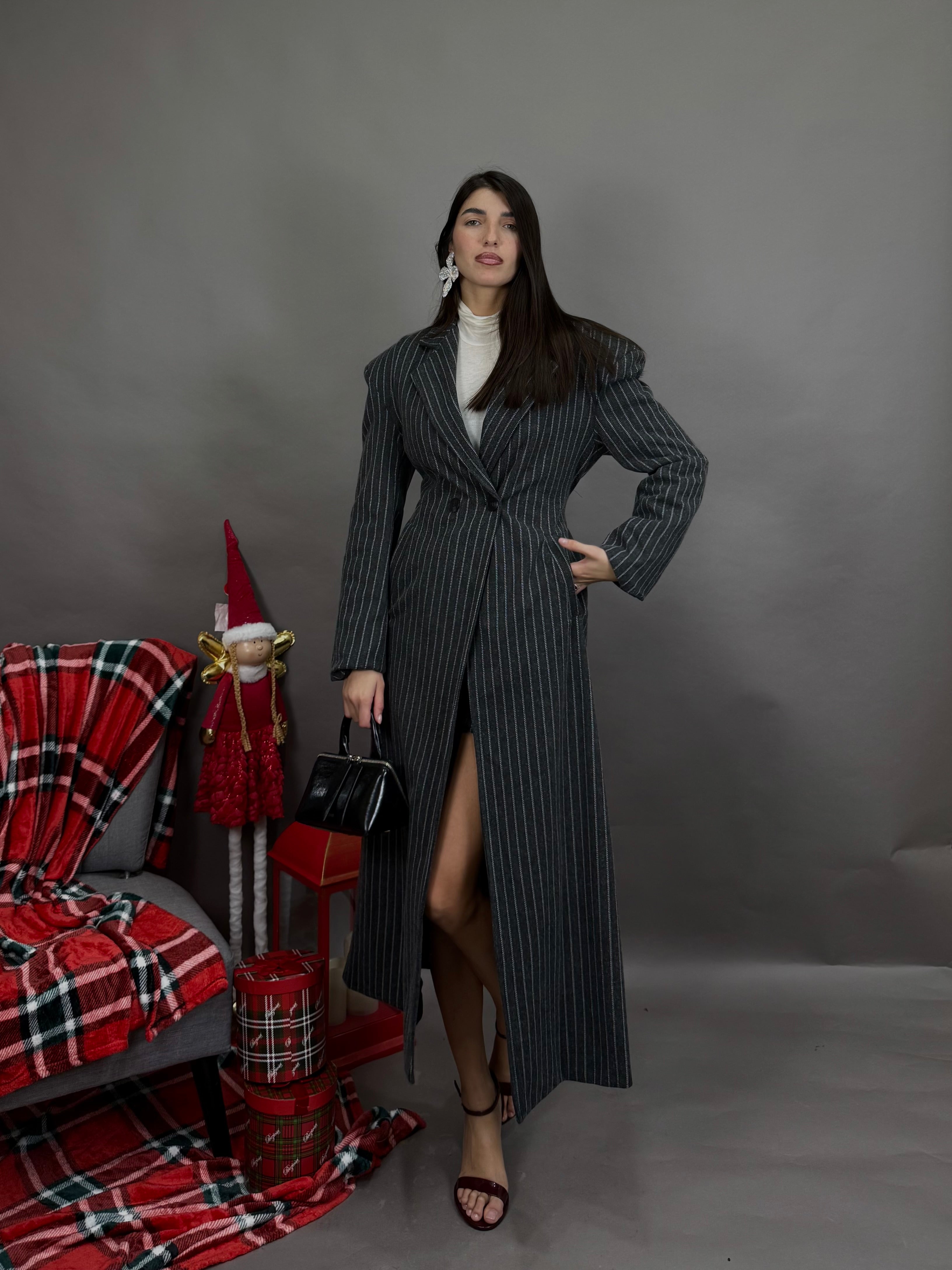 Cappotto righe