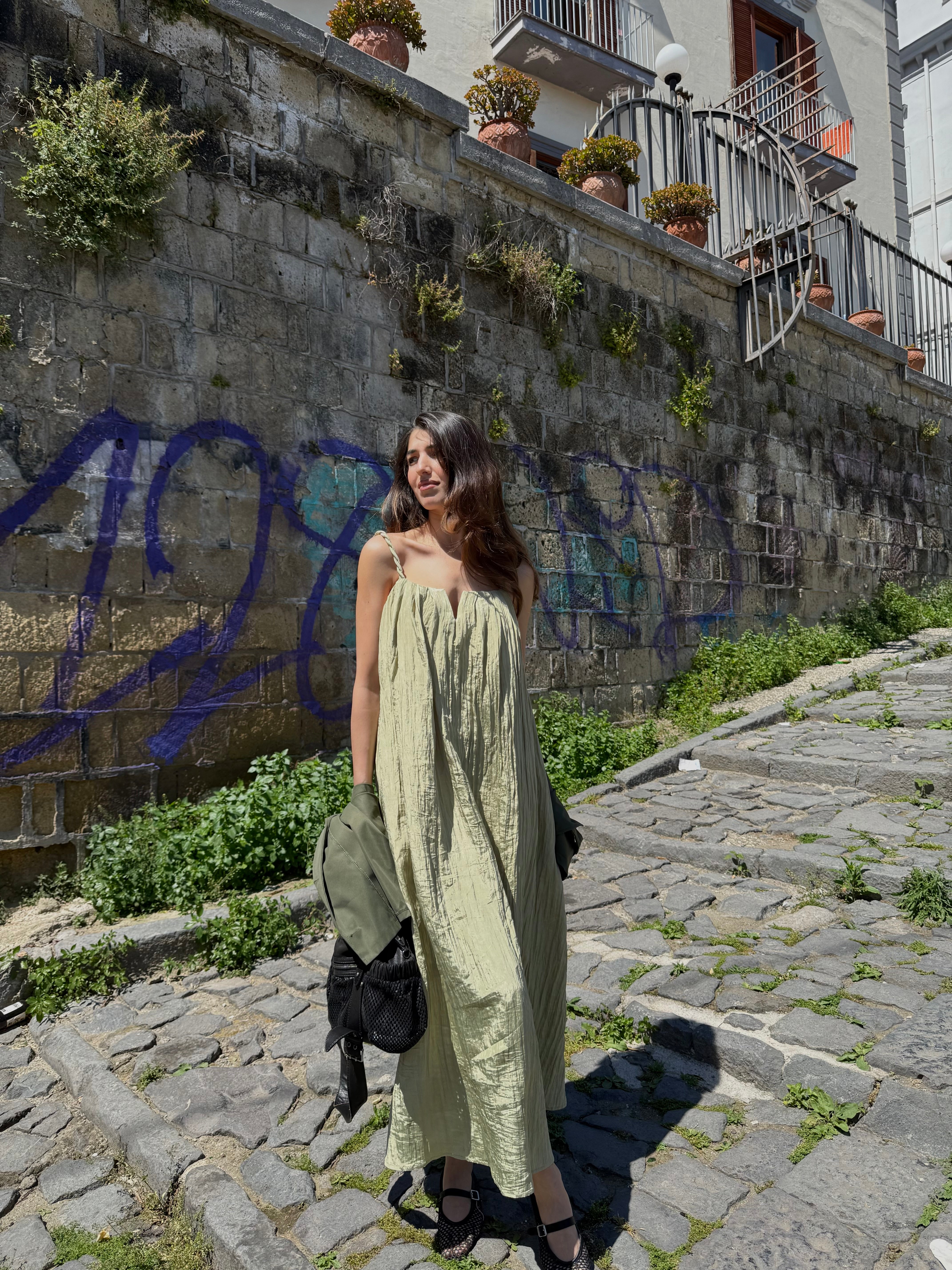 Dress Ambra verde - LadyB Shop Online