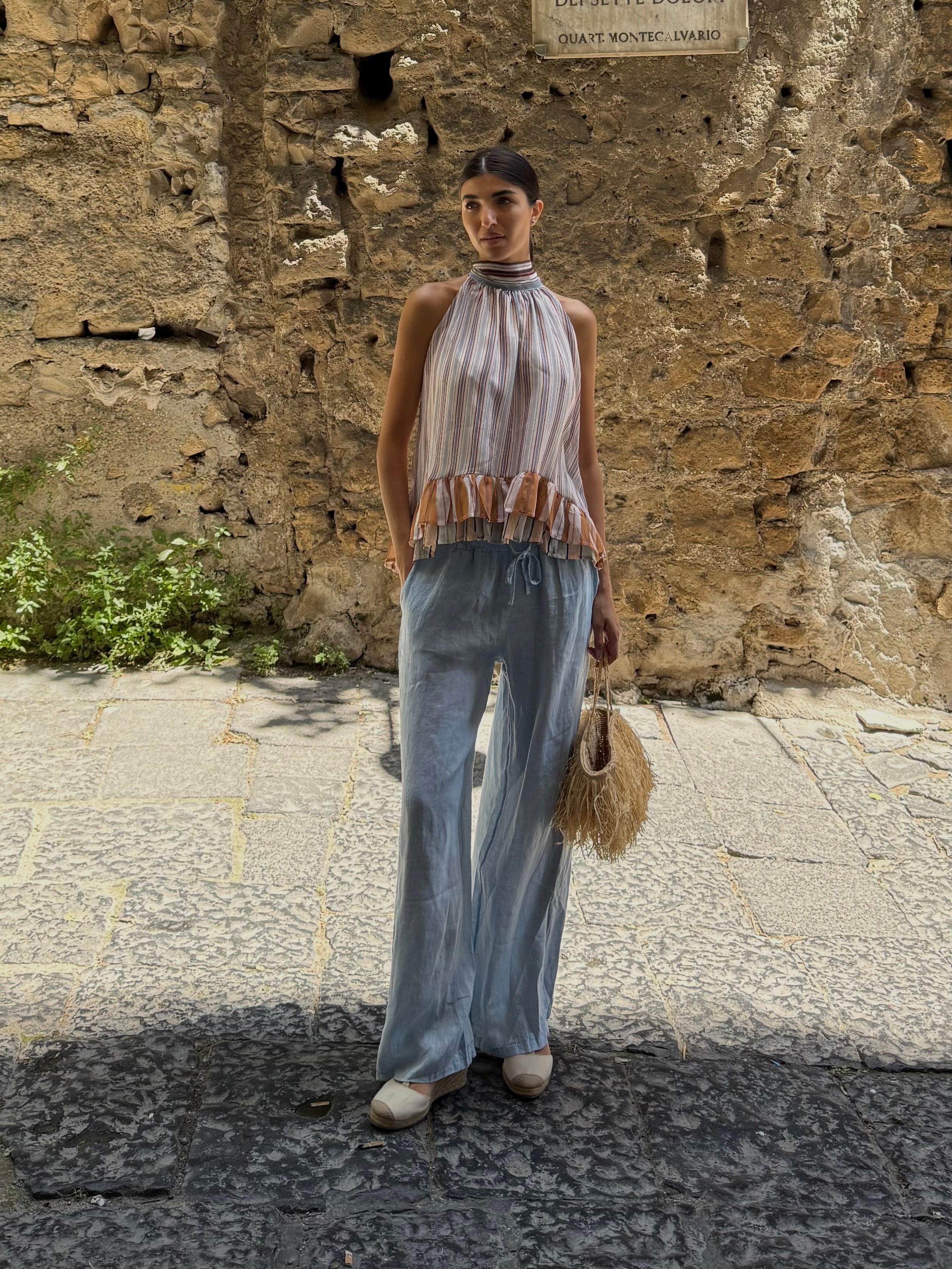 Pantalone in lino