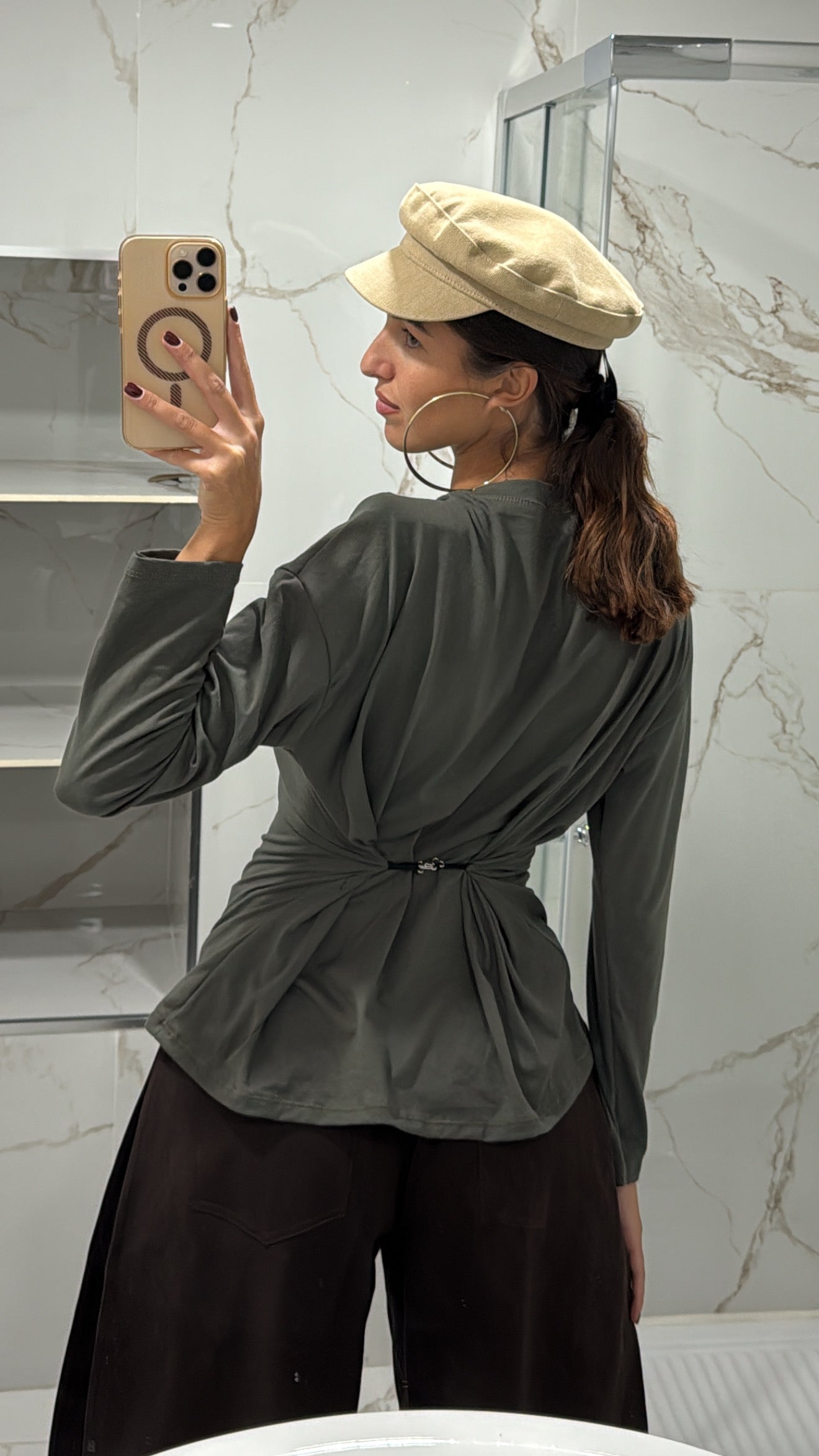 Maglia avvitata verde