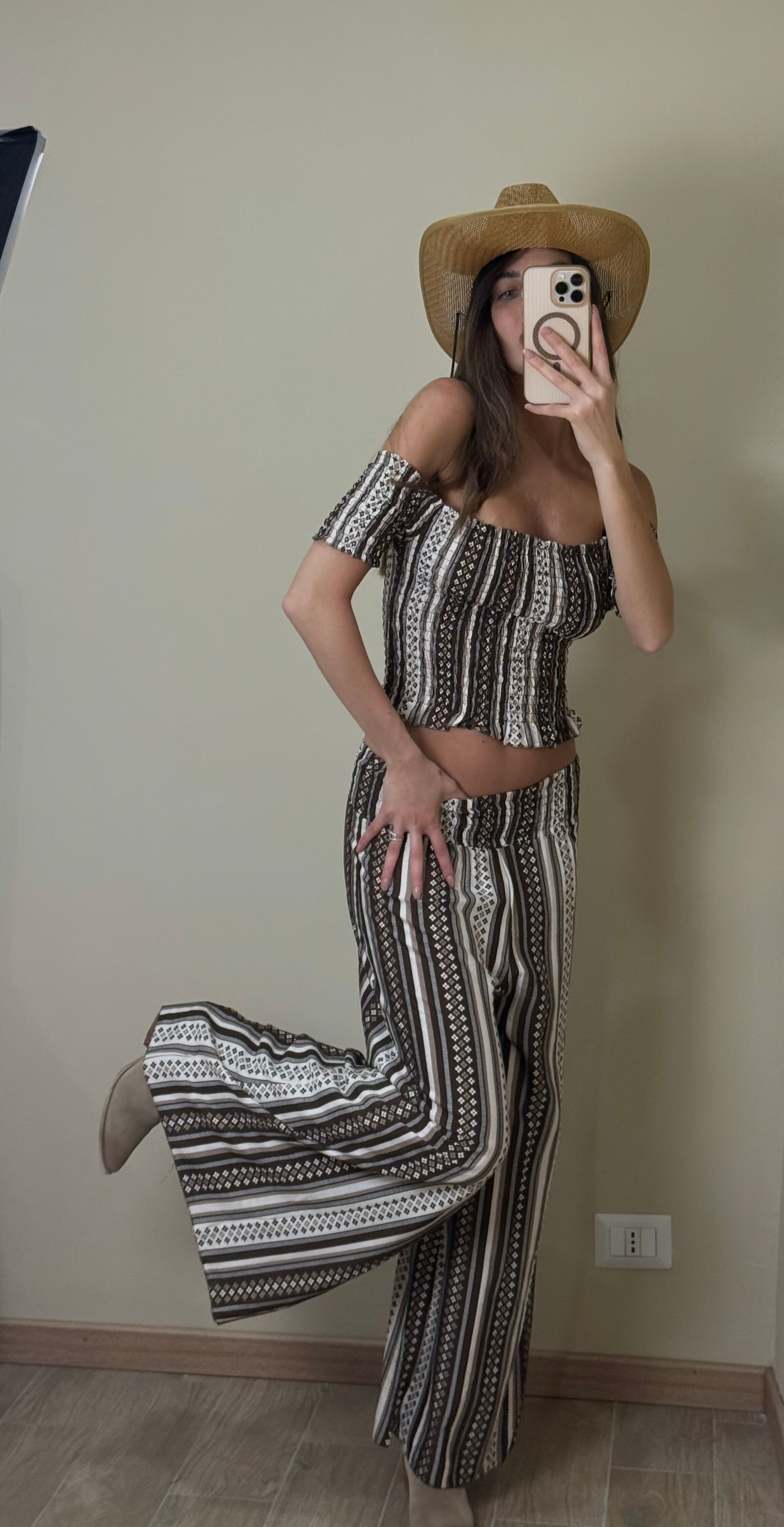 Coordinato gipsy marrone - LadyB Shop Online