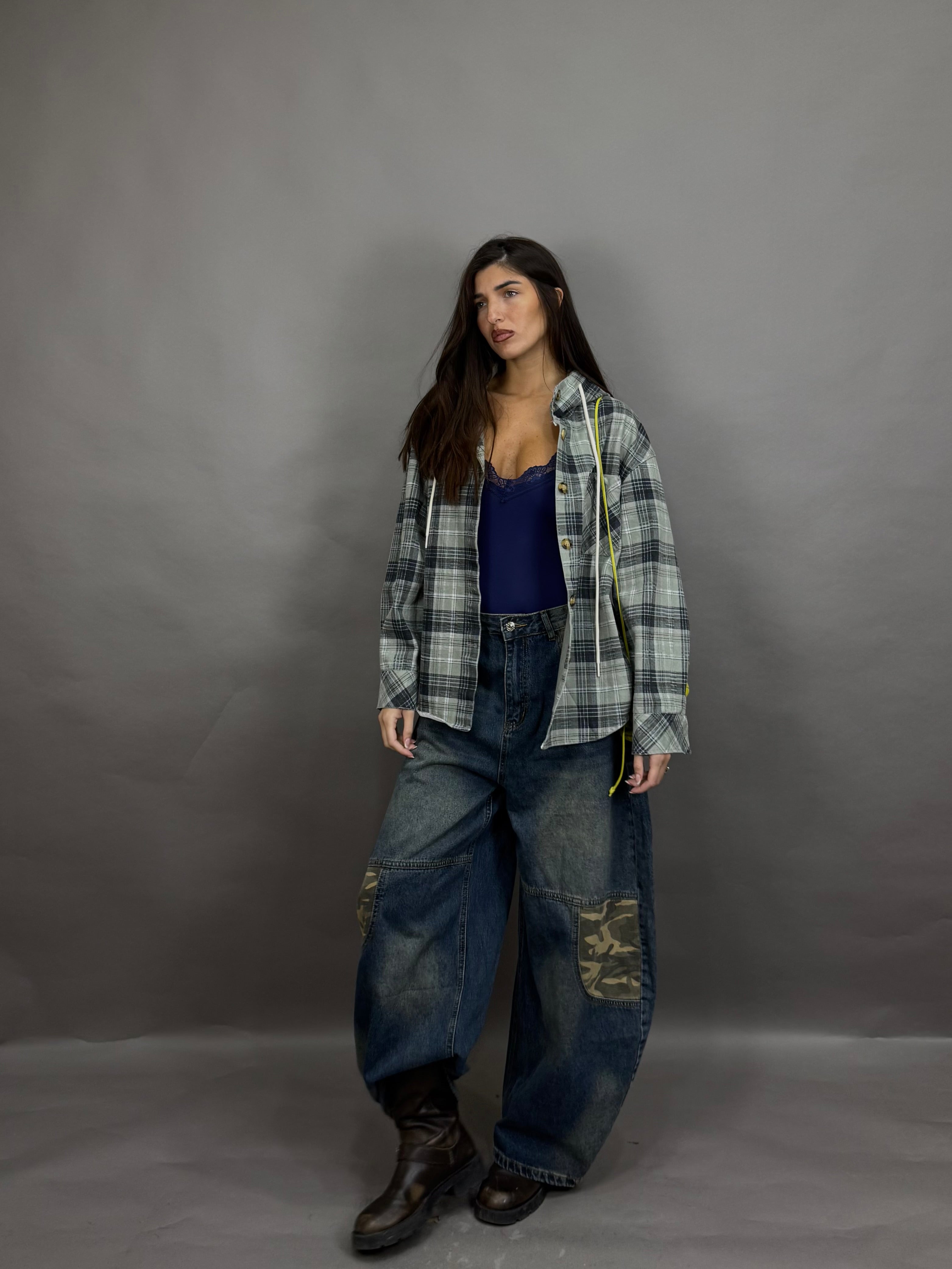 Camicia con cappuccio