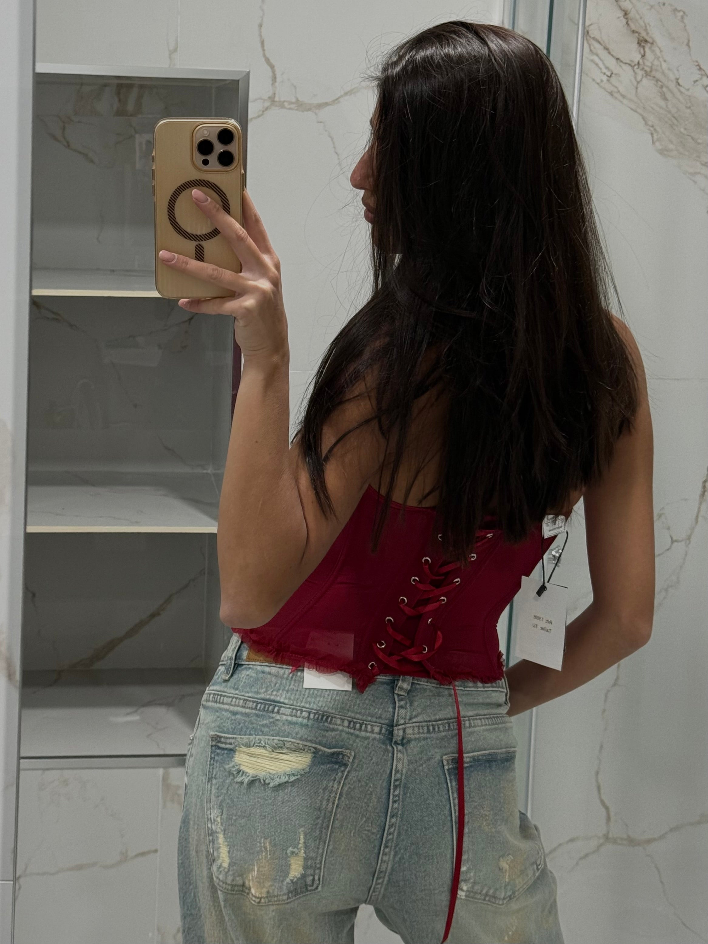 Corpetto Grazia rosso