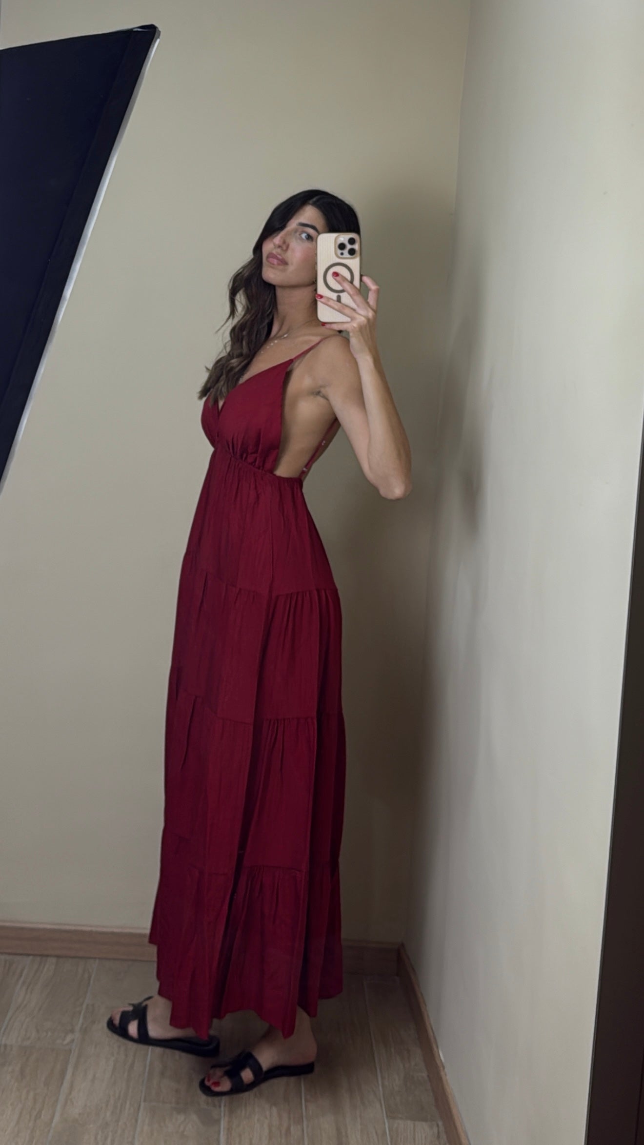 Dress Positano rosso - LadyB Shop Online