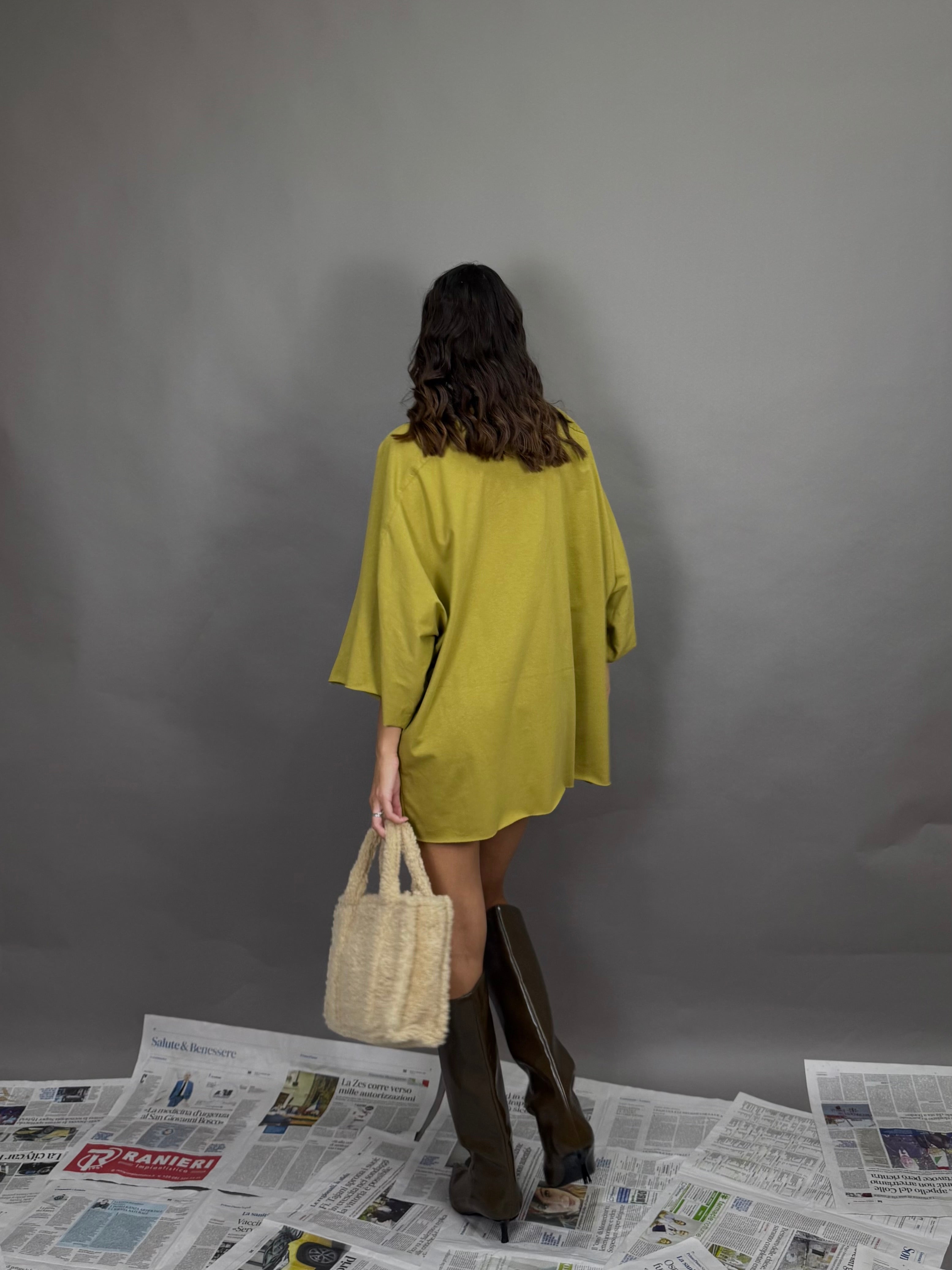 T-shirt oversize size ocra