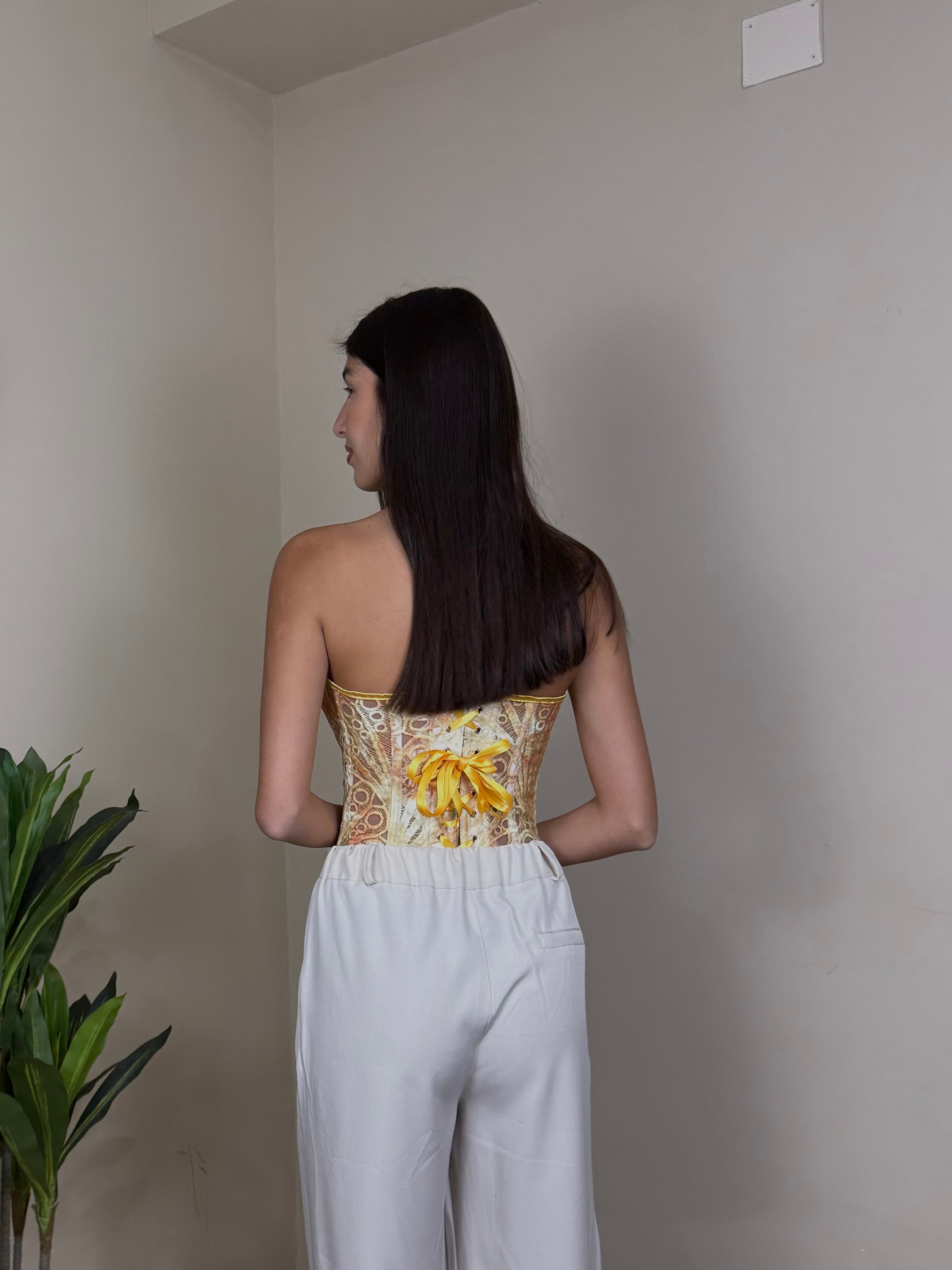 Corpetto Nadia giallo