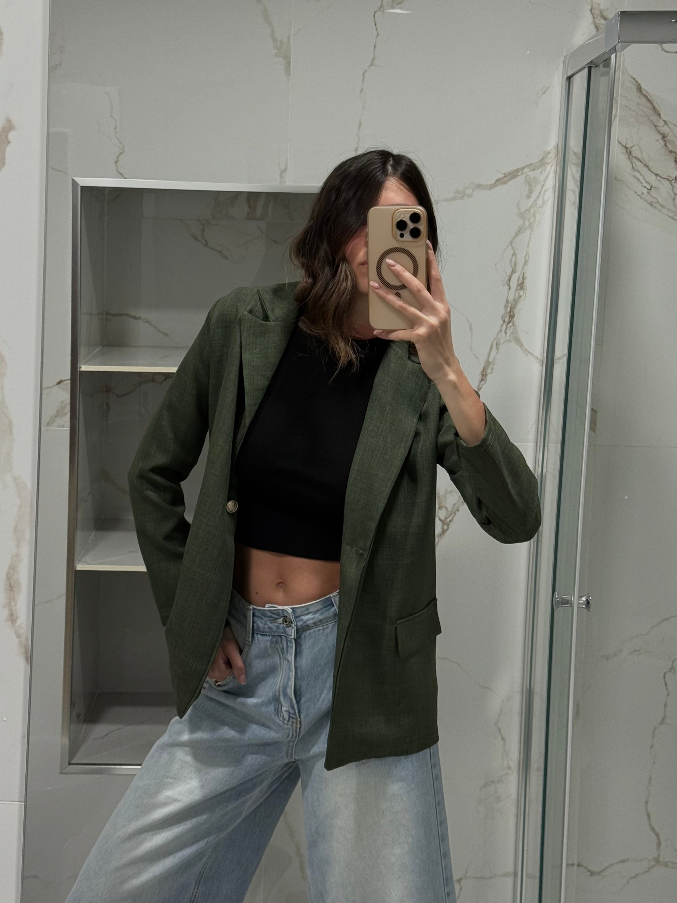 Blazer Gaia verde