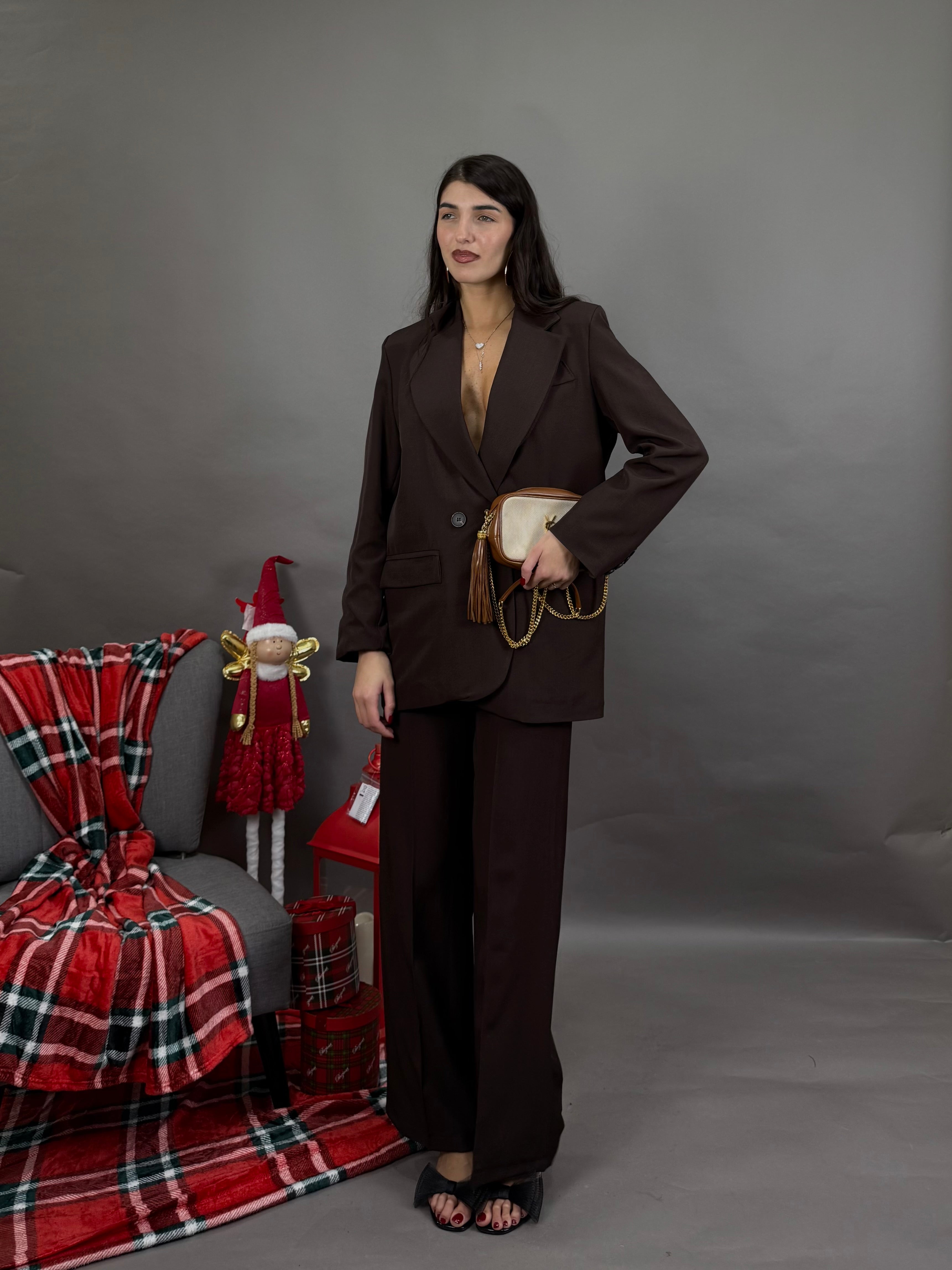 Tailleur Holiday marrone